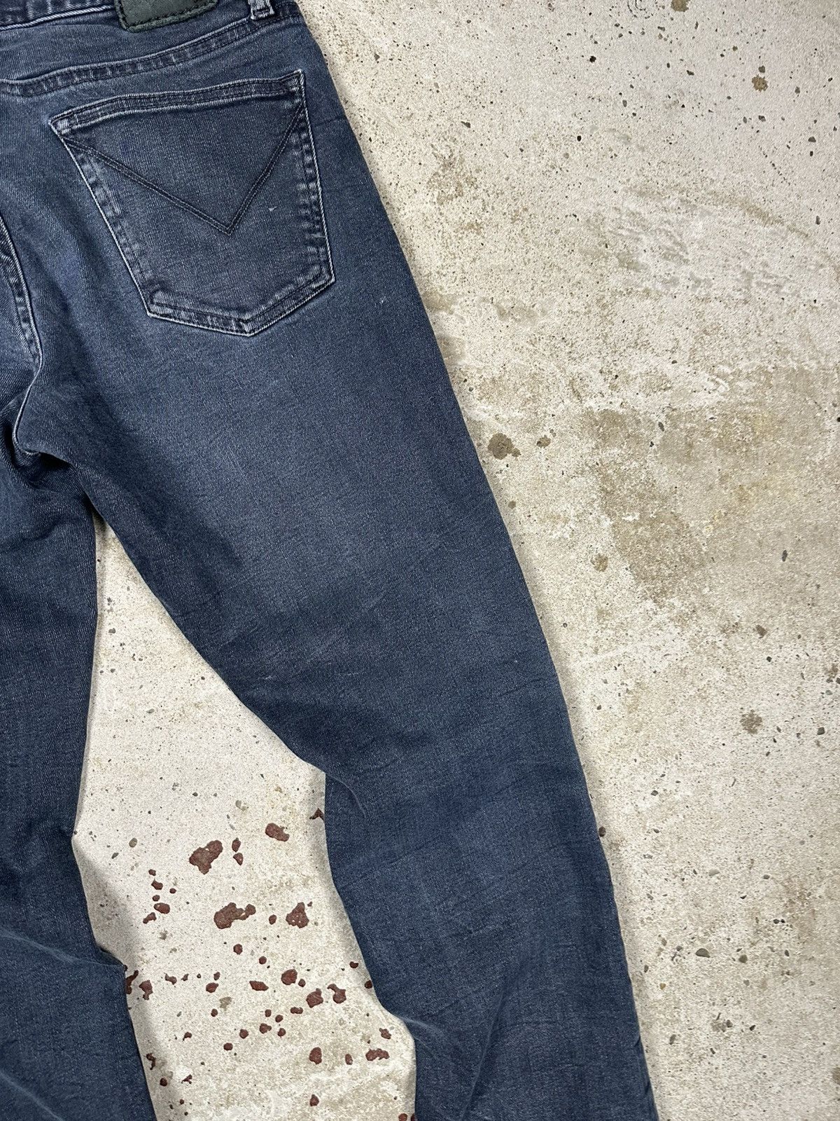 John Varvatos John Varvatos Wight Washed Black/Gray Denim Pants Size US 33 - 16 Thumbnail