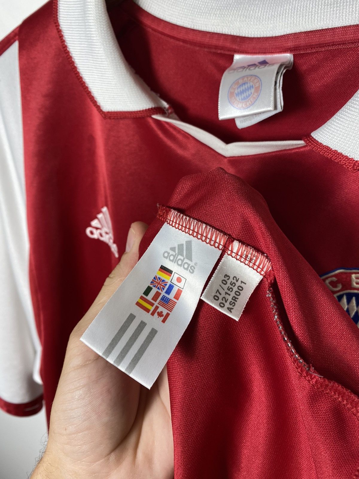 Adidas × Vintage Vintage Bayern Munich 2003/04 Football Jersey T-shirt Size US XXL / EU 58 / 5 - 12 Thumbnail