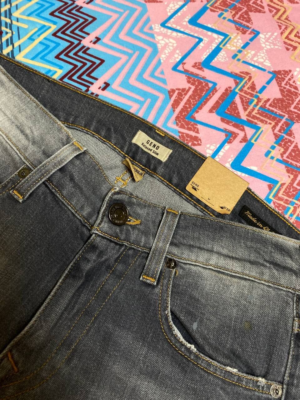 True Religion × Vintage VINTAGE Y2K ARCHIVE STYLE GRUNGE FADED JEANS Size US 30 / EU 46 - 6 Thumbnail