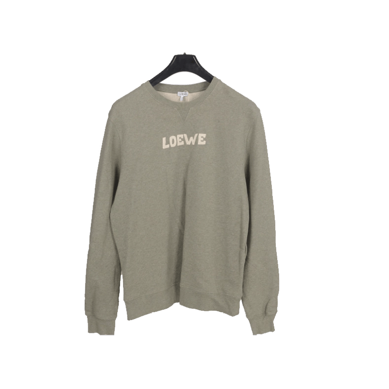 Loewe LOEWE Lettered cotton hoodie Size L / US 10 / IT 46 - 1 Thumbnail