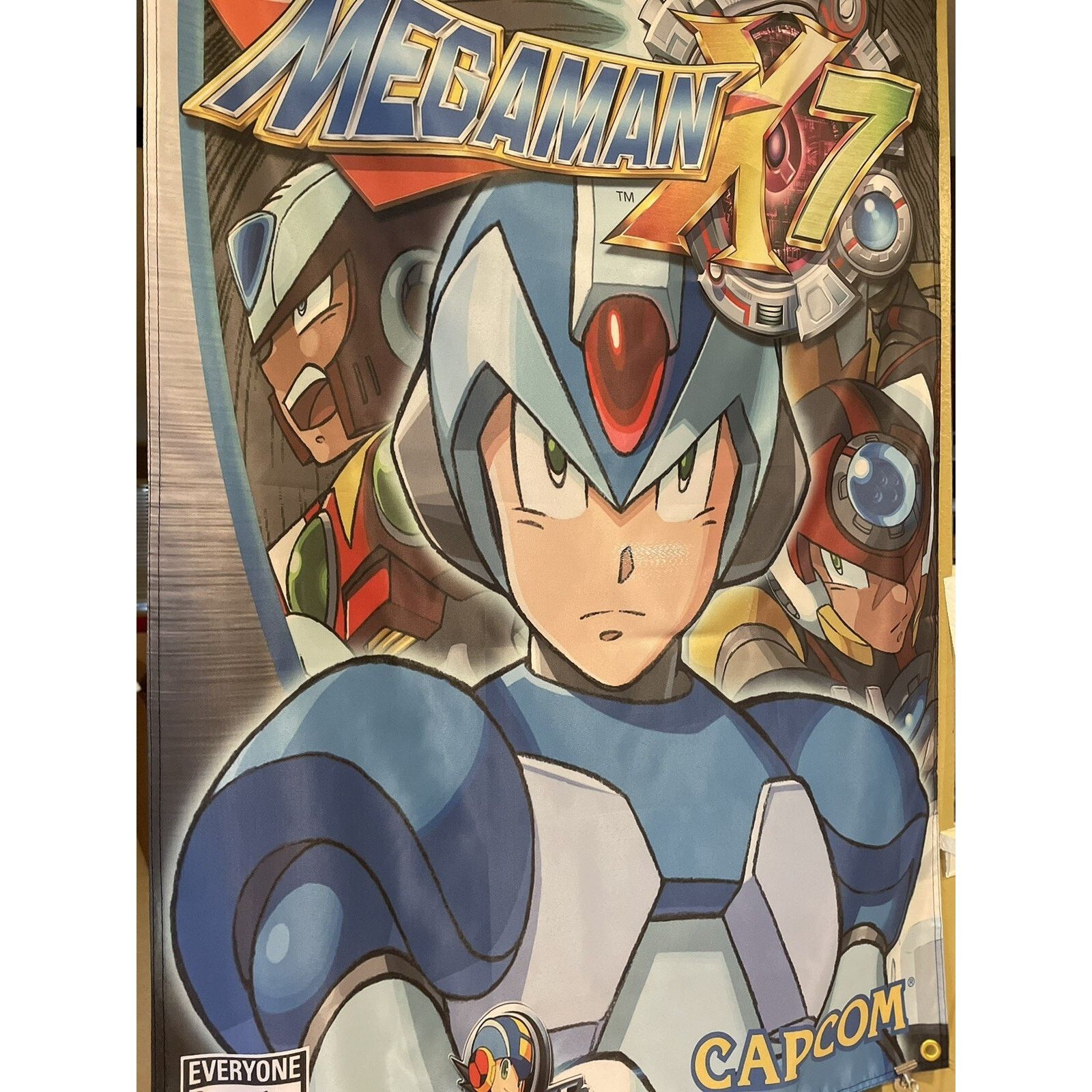 Playstation PS2 Mega Man X7 5' Flag Banner Sony PlayStation 2 Capcom Size ONE SIZE - 2 Thumbnail