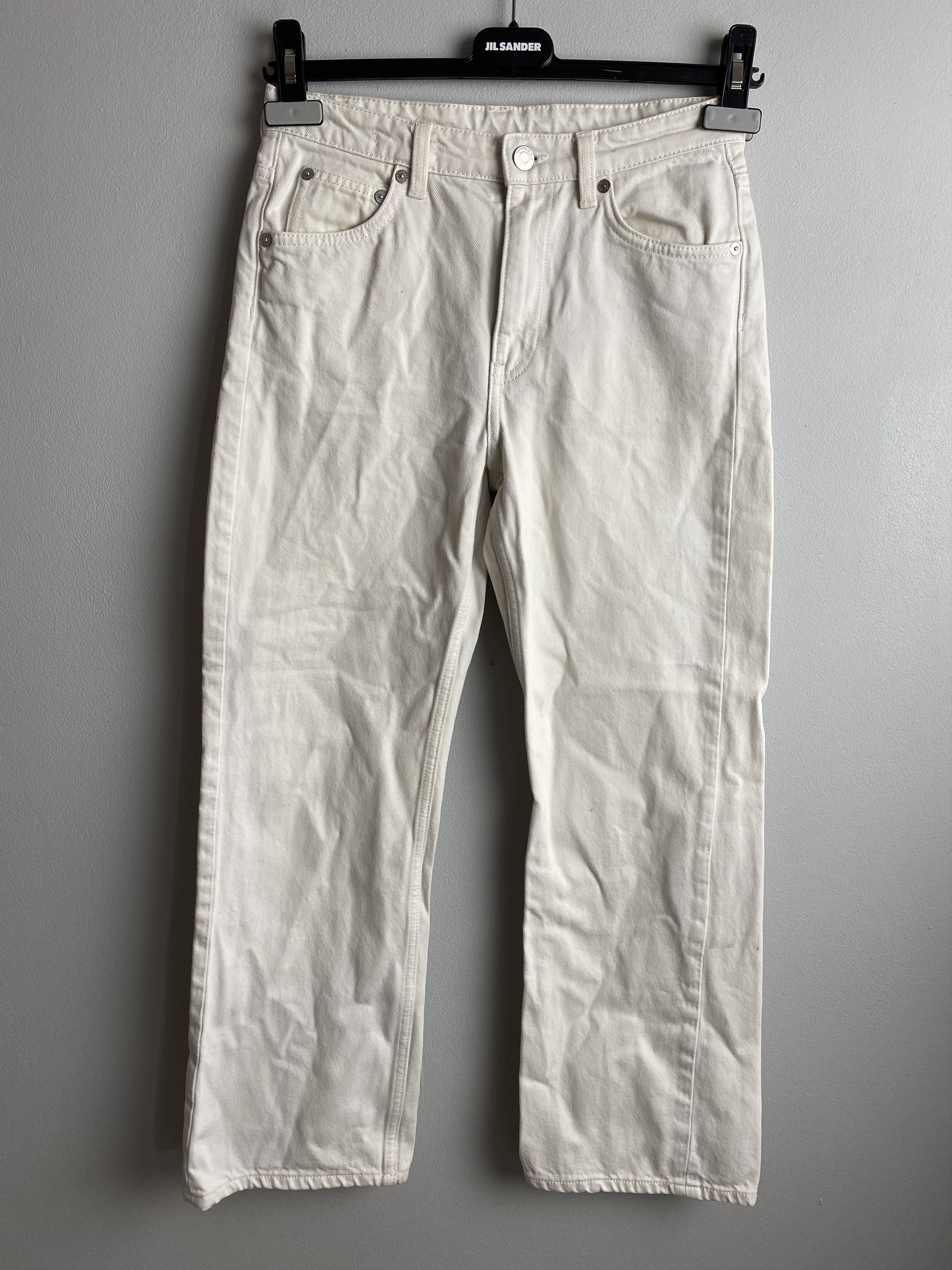 Arket Arket flared cropped denim jeans pants Size 25" / US 0 / IT 36 - 1 Thumbnail