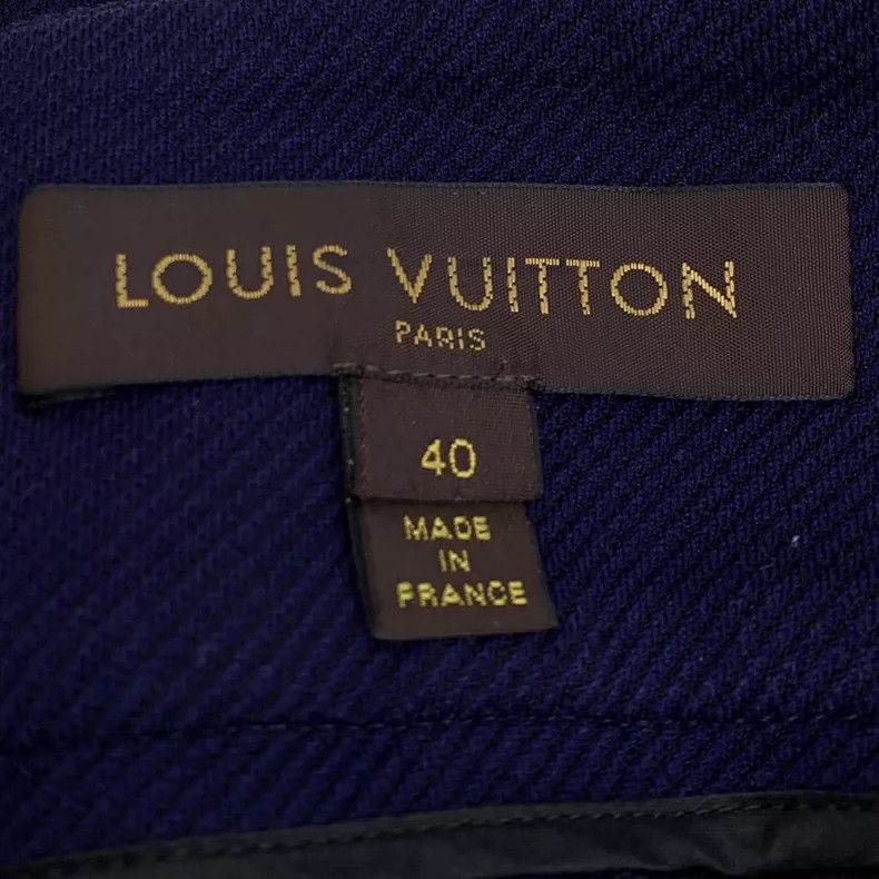Louis Vuitton Louis Vuitton Dark Blue Side Button Casual Shorts Size 39" - 5 Thumbnail