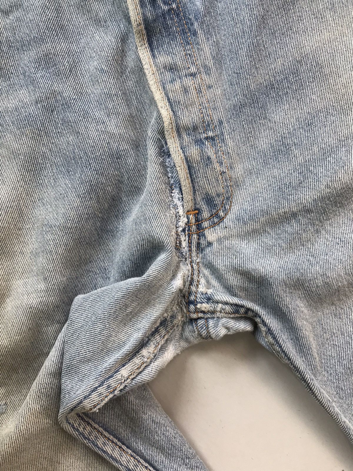 Levi's Vintage Levi’s 501 repaired denim Size US 38 / EU 54 - 6 Thumbnail