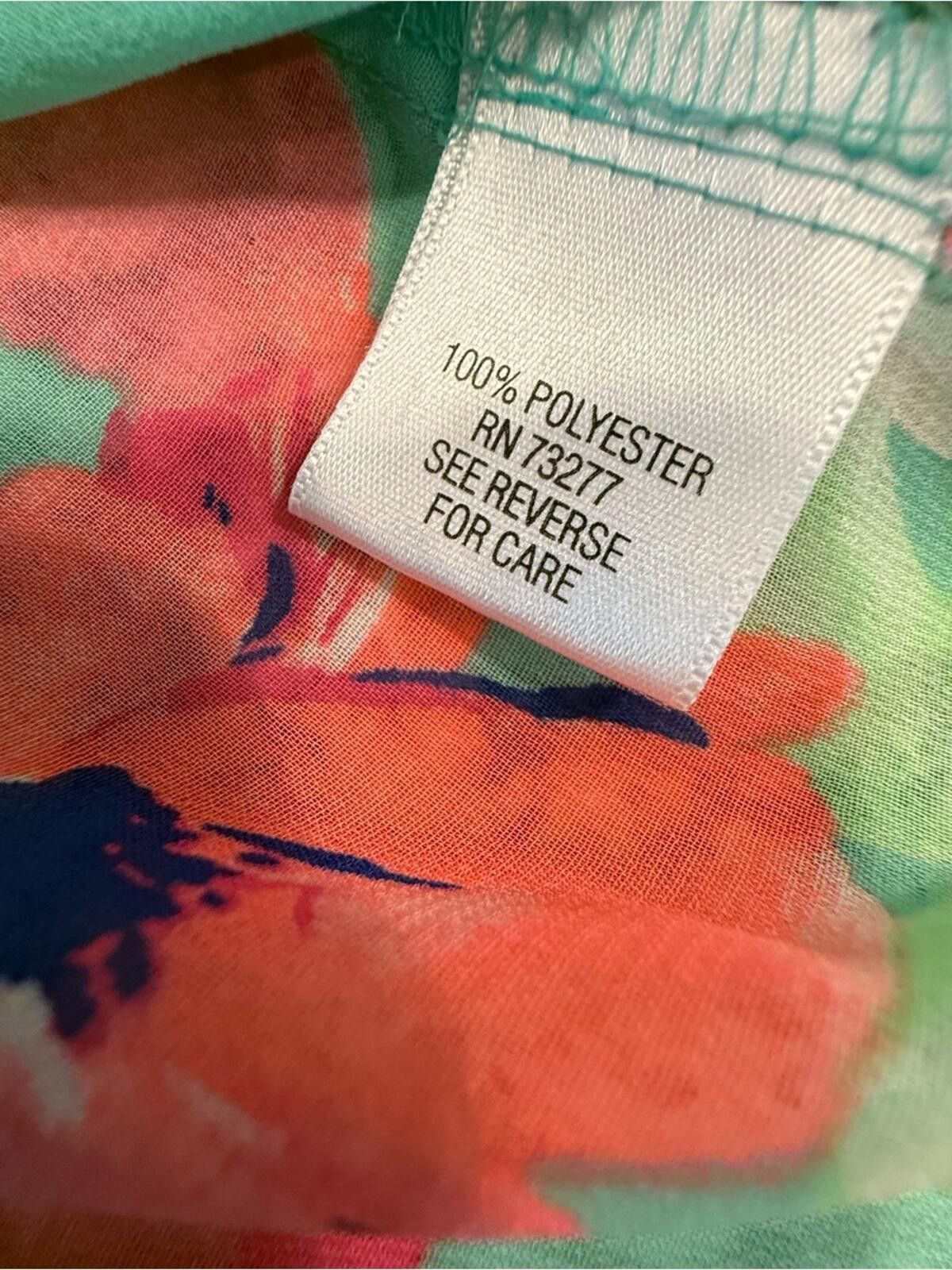 Other Candies floral tank top teal pink purple SZ XS Size XS / US 0-2 / IT 36-38 - 6 Thumbnail