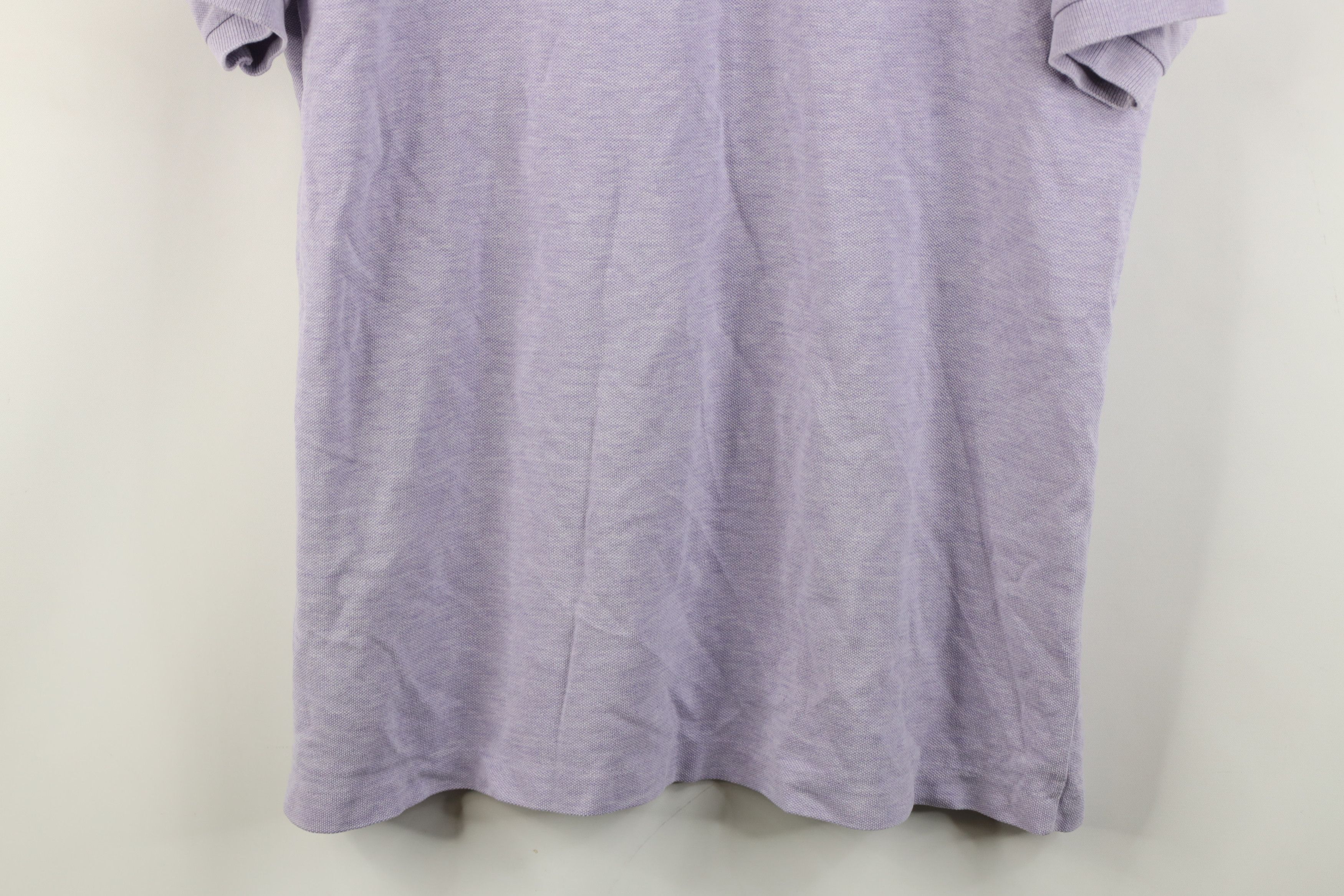 Lacoste Vintage Lacoste Croc Logo Knit Collared Polo Shirt Purple Size US L / EU 52-54 / 3 - 3 Thumbnail