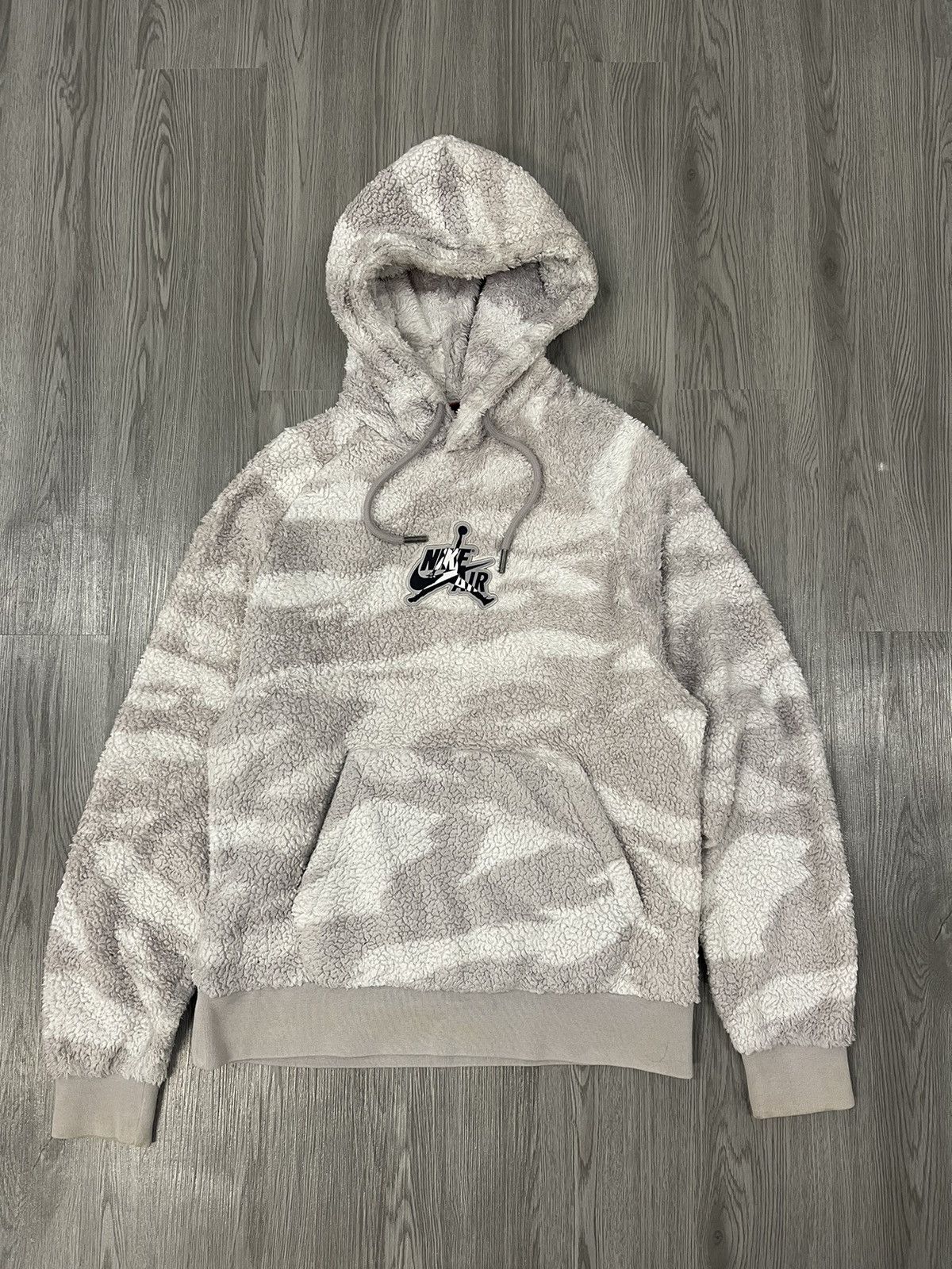 Nike Nike Air Jump Man Jordan Camo Sherpa Fleece Hoodies Size US M / EU 48-50 / 2 - 8 Thumbnail