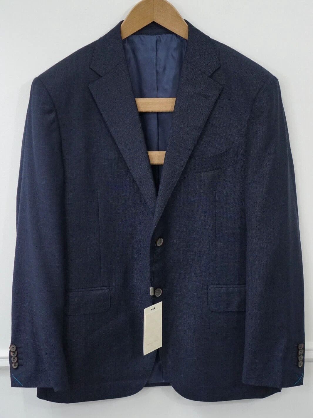 Suitsupply Men Suitsupply Blazer Napoli Single Breasted Reda Blue US36 Size 36R - 1 Thumbnail