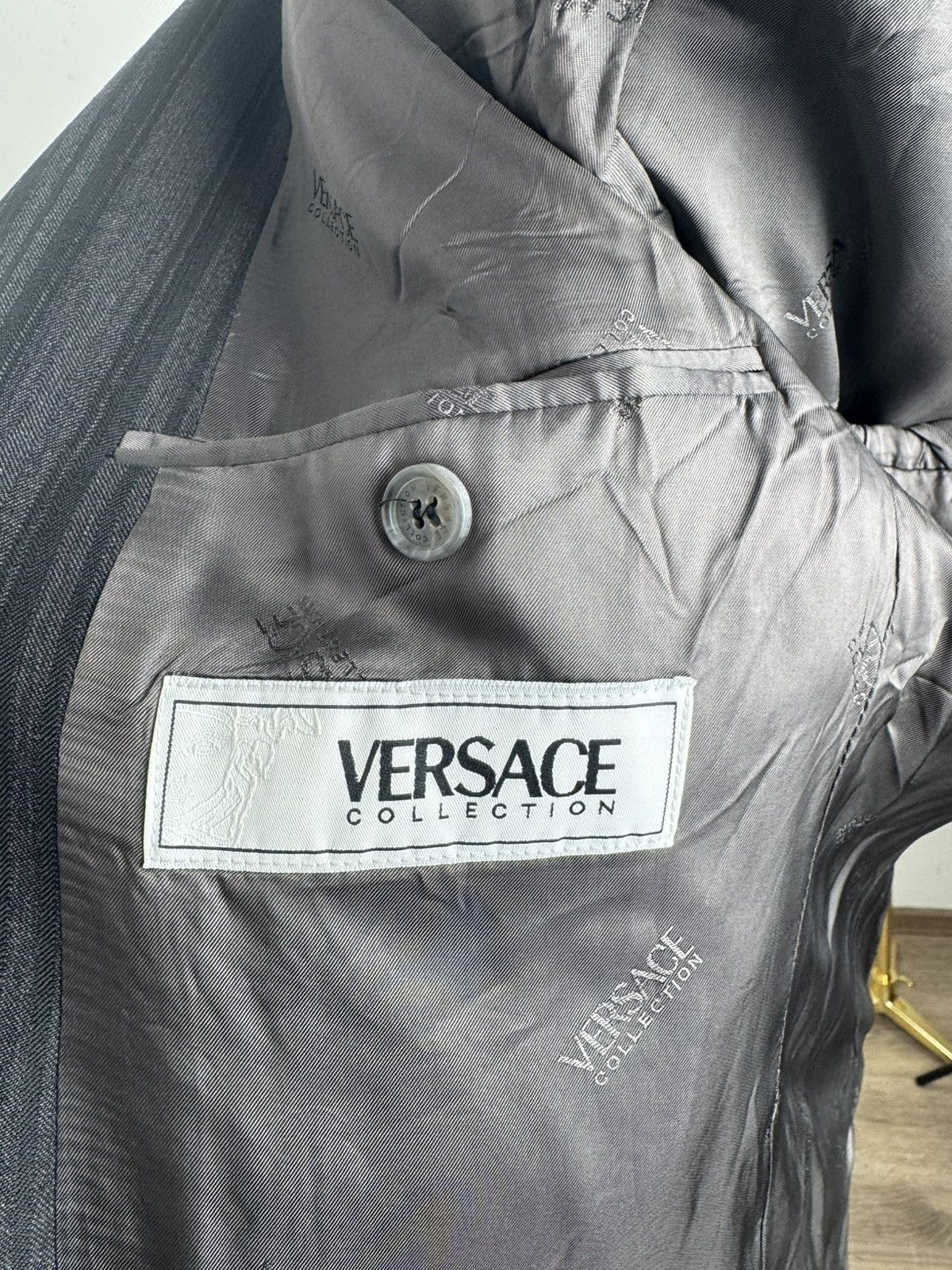 Versace × Vintage Men’s Versace Collection Two Piece Blazer size 50 Size 50L - 7 Thumbnail