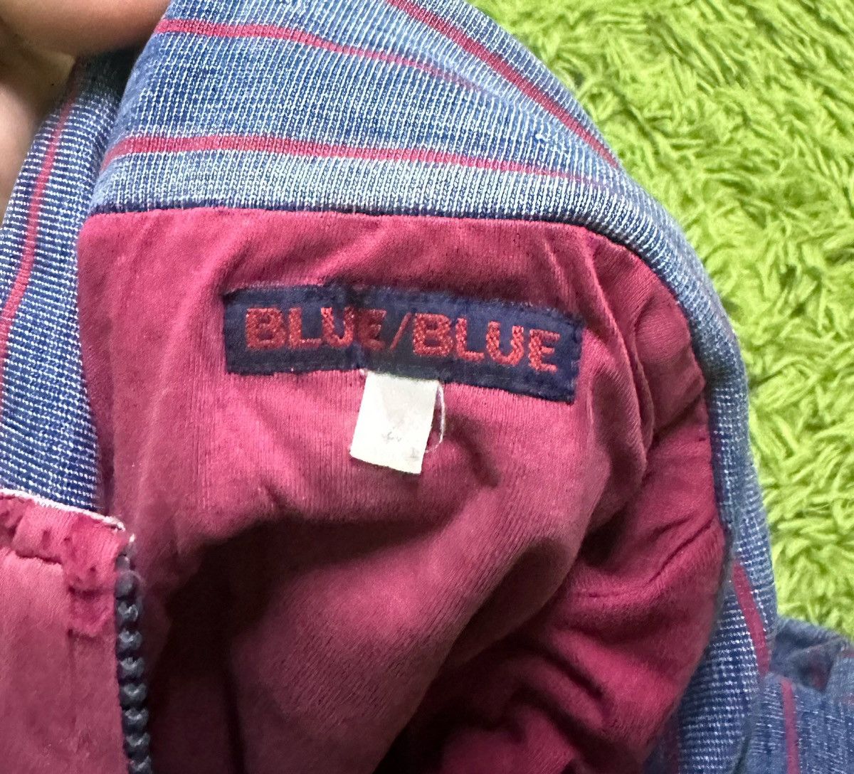 Blue Blue Japan Blue blue stripes zipper jacket Size US M / EU 48-50 / 2 - 8 Thumbnail