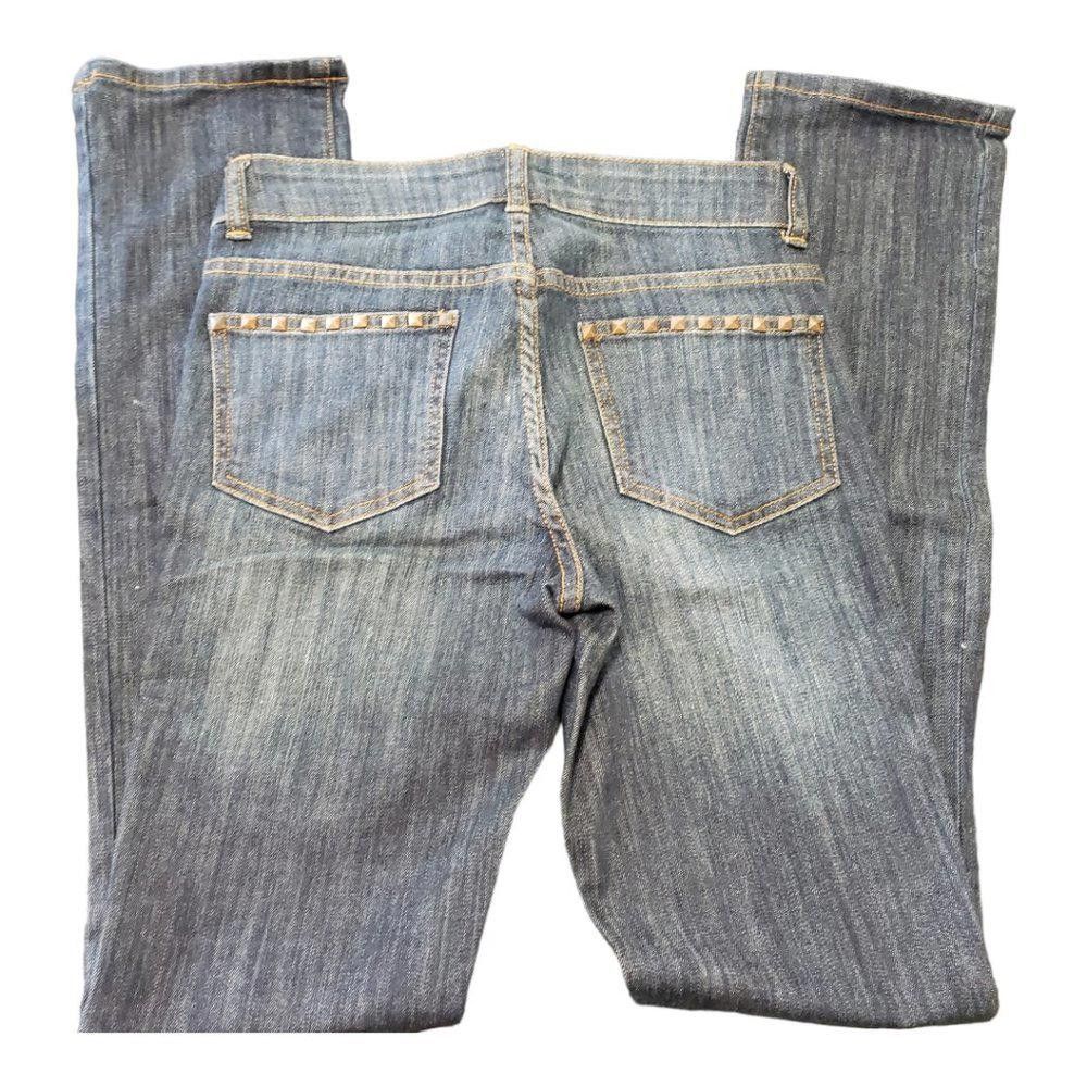 Designer CT142 Cache Straight Leg Premium Jeans Size 0 Jeans Size 25" / US 0 / IT 36 - 2 Thumbnail