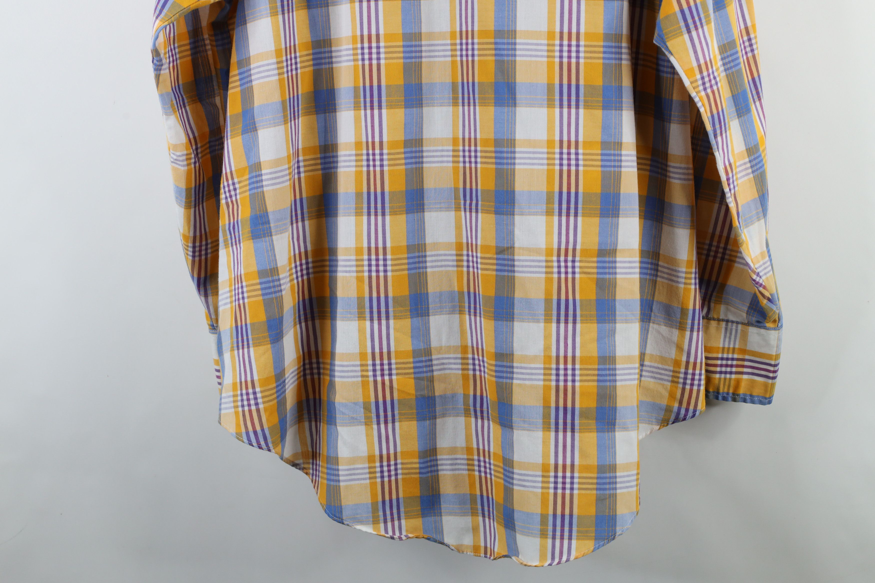 Vintage Vintage 90s Rockabilly Western Rodeo Snap Button Shirt Plaid Size US XXL / EU 58 / 5 - 13 Thumbnail