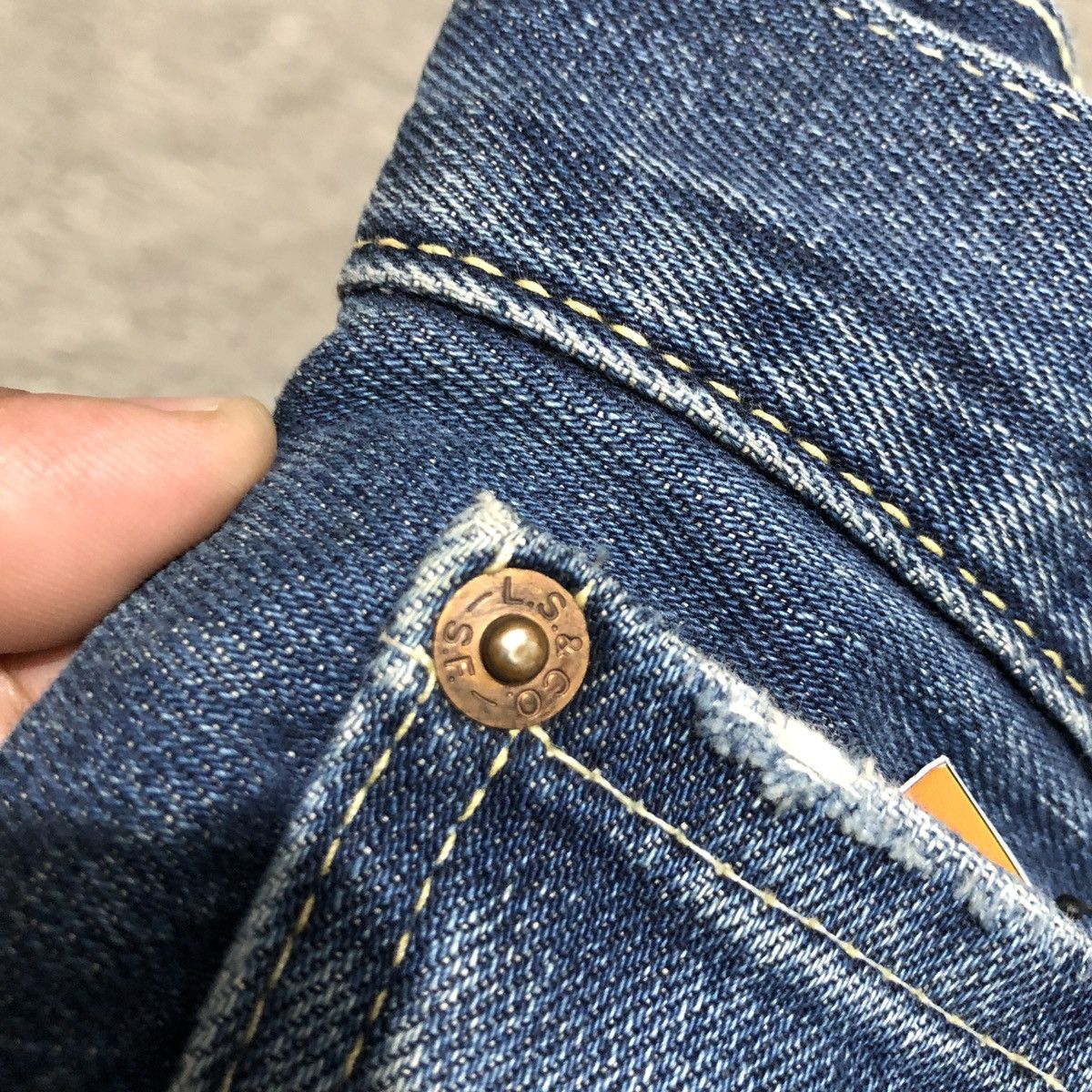 Levi's × Levi's Vintage Clothing LEVIS 502 RED LINE Size US 30 / EU 46 - 5 Thumbnail
