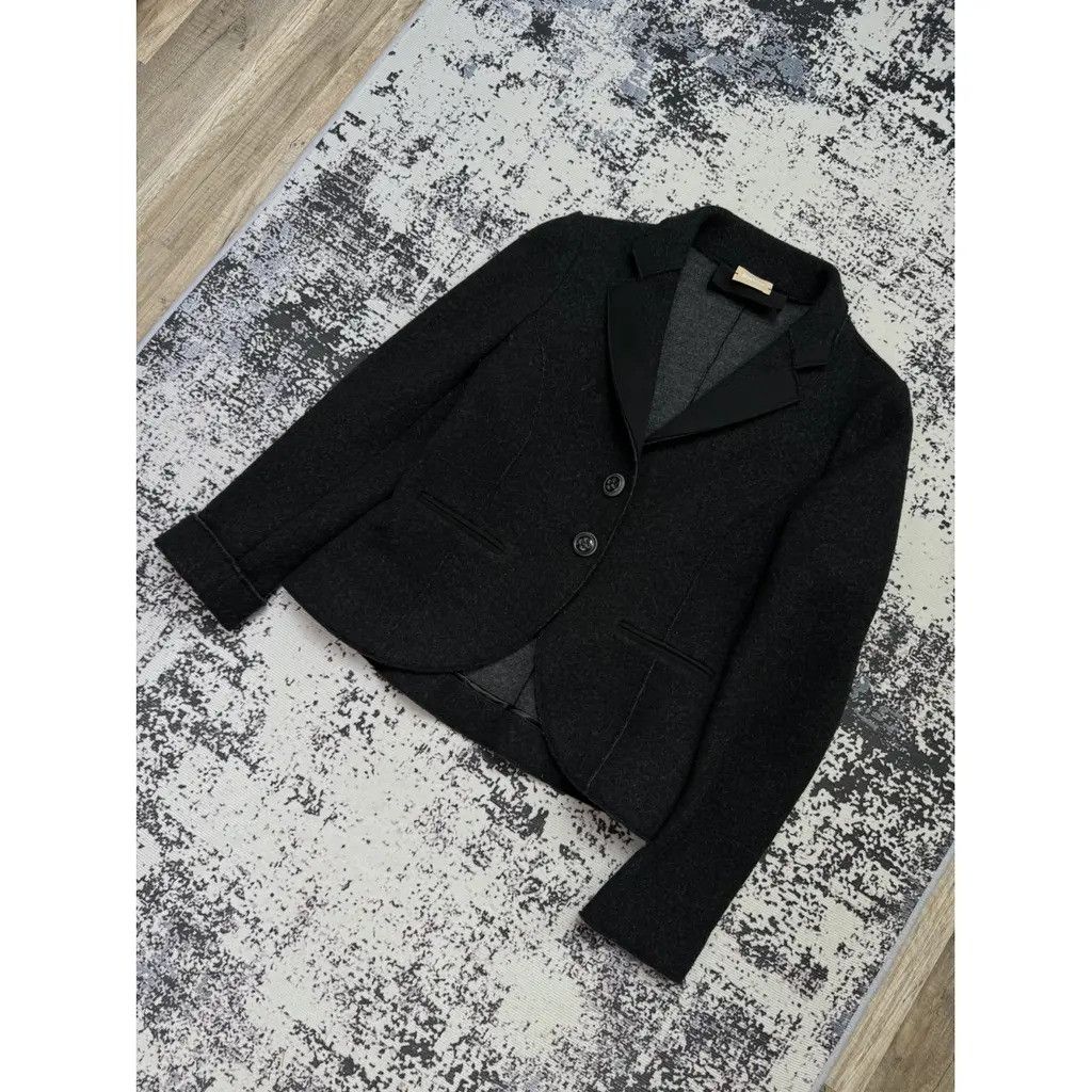 Vintage Rosso 35 Wool Jacket Grey Size 44 It Size M / US 6-8 / IT 42-44 - 2 Thumbnail