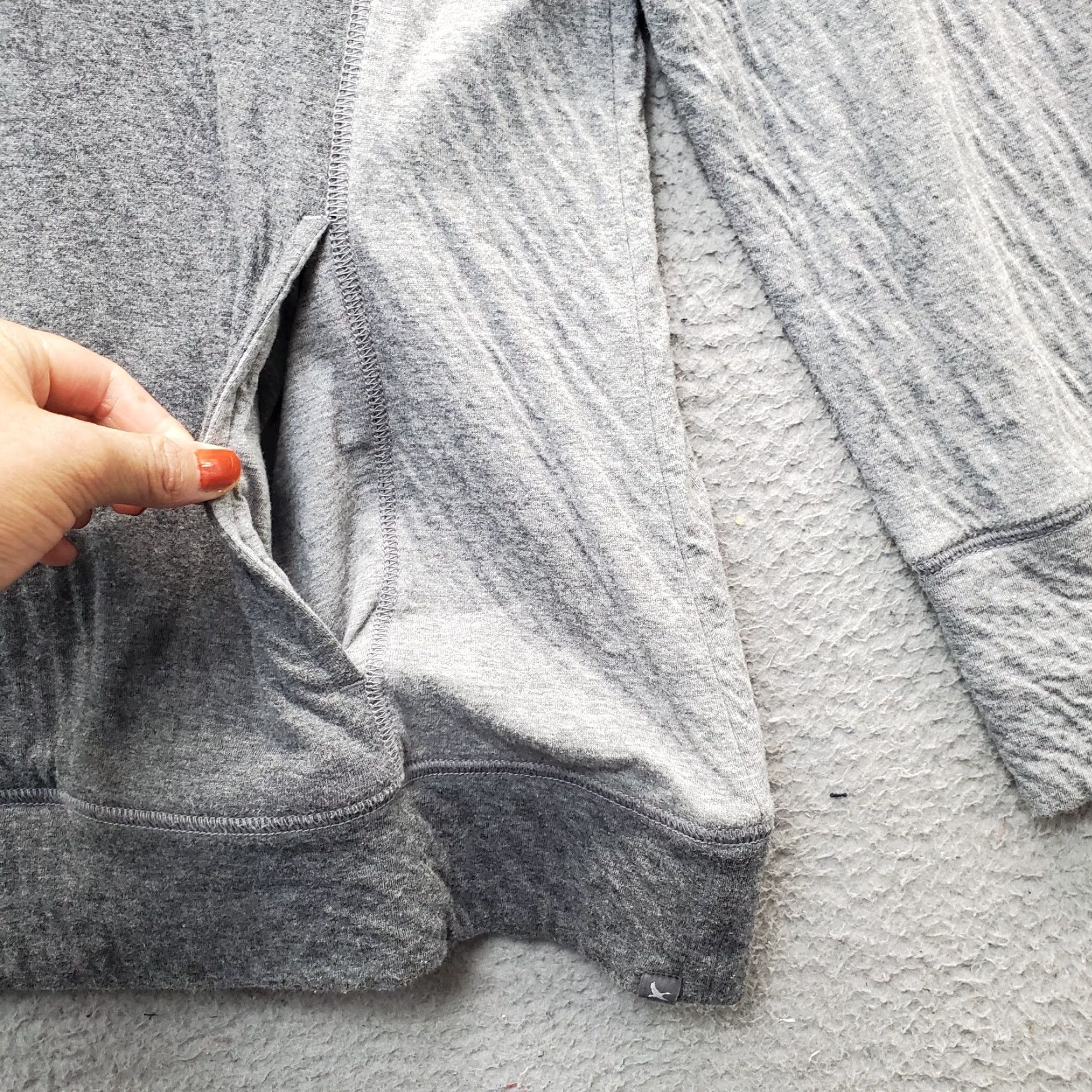 Eddie Bauer Eddie Bauer Sweatshirt Womens 2XL Gray Heather Long Sleeve Cowl Neck Outdoor Size XXL / US 16-18 / IT 52-54 - 3 Thumbnail