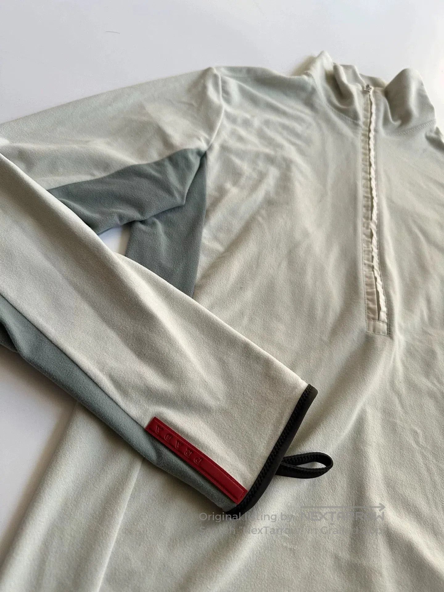 Prada PRADA Long Zip Polo Sweatshirt. Size US L / EU 52-54 / 3 - 5 Thumbnail