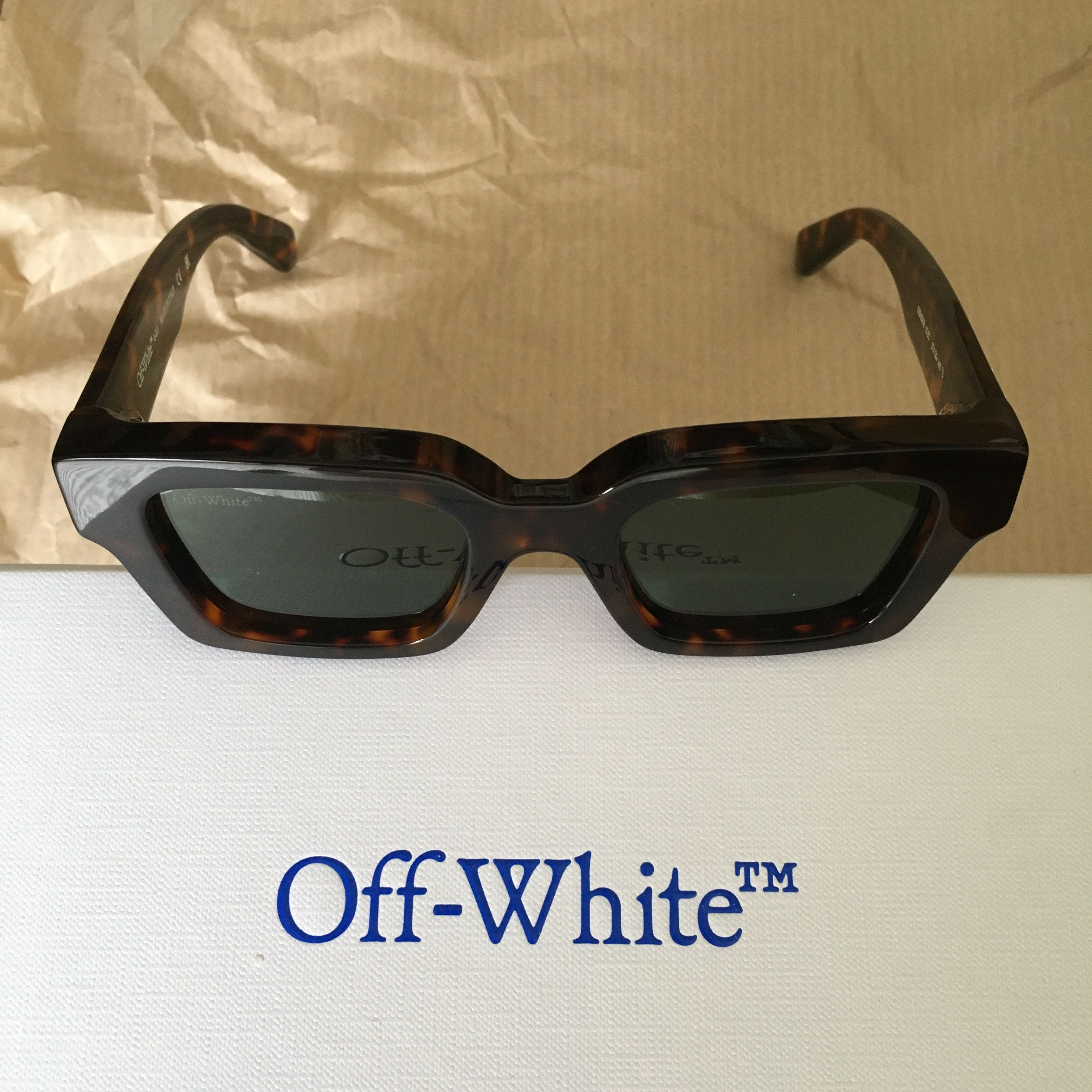 Off-White × Virgil Abloh OFF-WHITE Virgil Sunglasses TORTOISE Size ONE SIZE - 6 Thumbnail