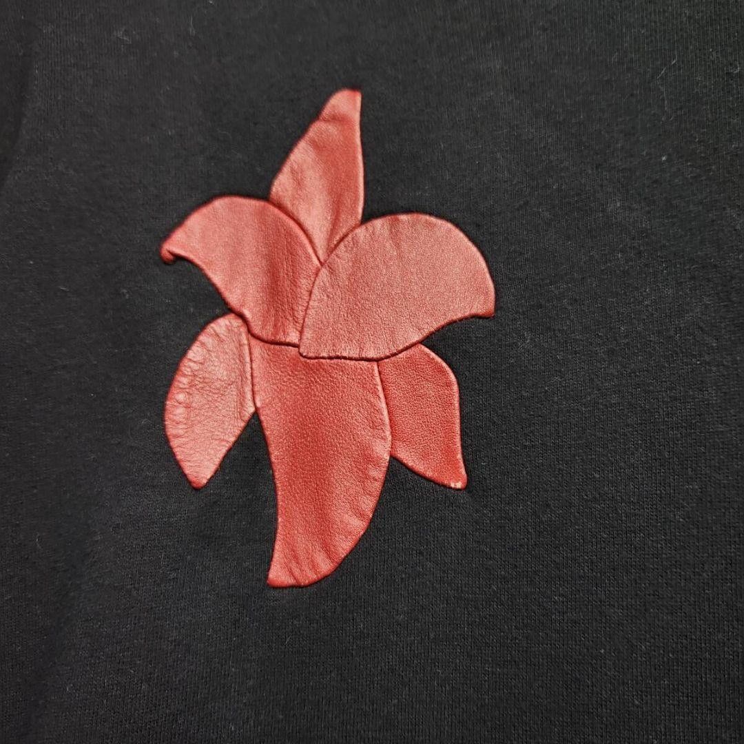 Yohji Yamamoto POUR HOMME 03aw flower leather patch emblem sweatshirts Size US L / EU 52-54 / 3 - 2 Thumbnail