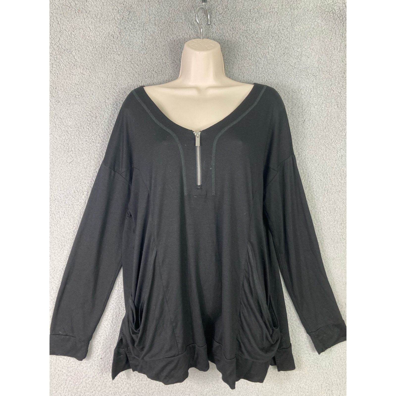 Other Cable & Gauge Black Blouse Viscose Spandex L Size L / US 10 / IT 46 - 6 Thumbnail