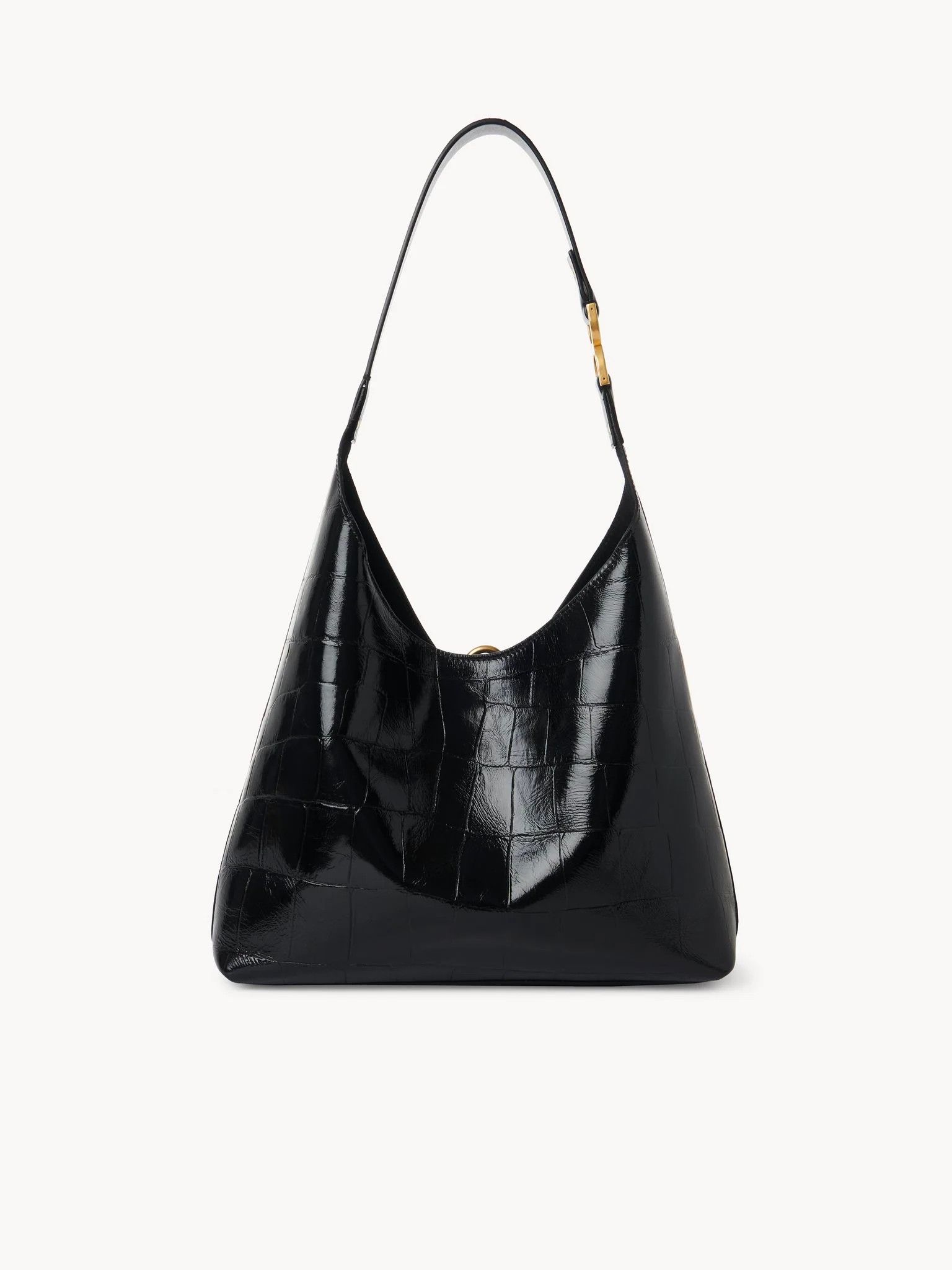 Chloe o1loc1c0626 Size: OS / Small Marcie Hobo Bag in Black Size ONE SIZE - 7 Thumbnail