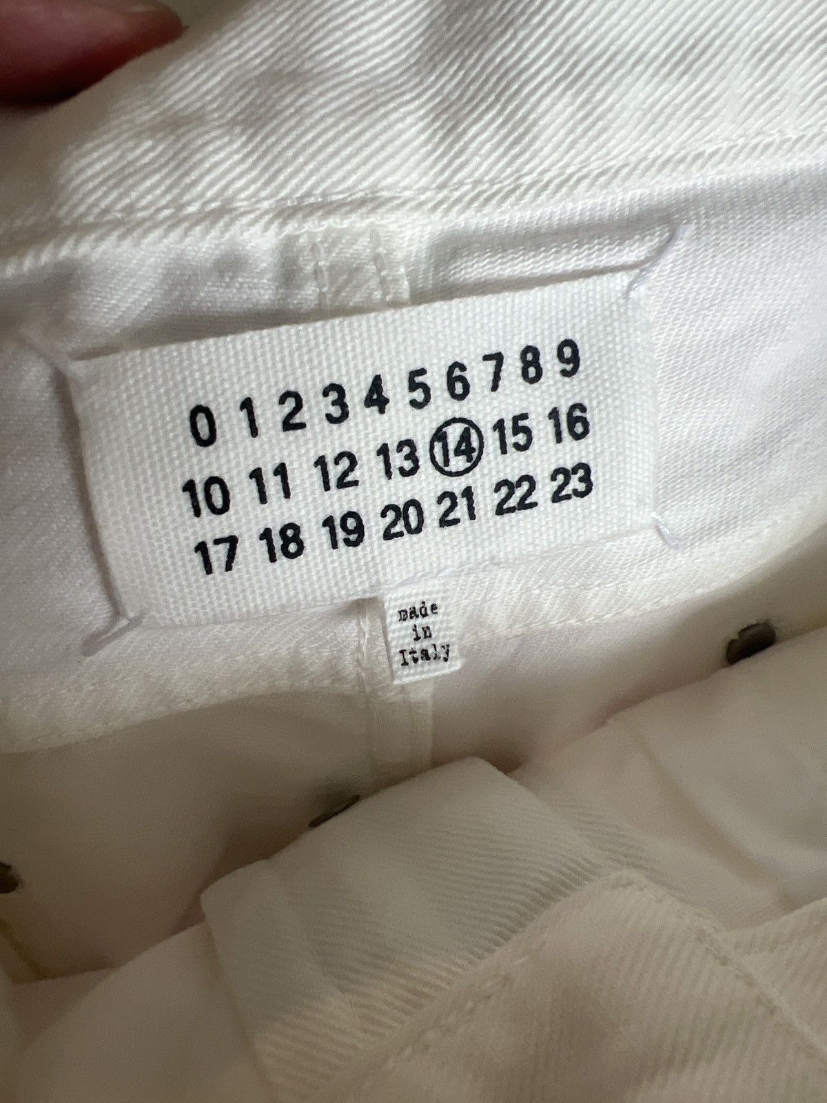 Maison Margiela Margiela White Rainbow Mens Jeans - Sz 30 Size US 30 / EU 46 - 10 Thumbnail