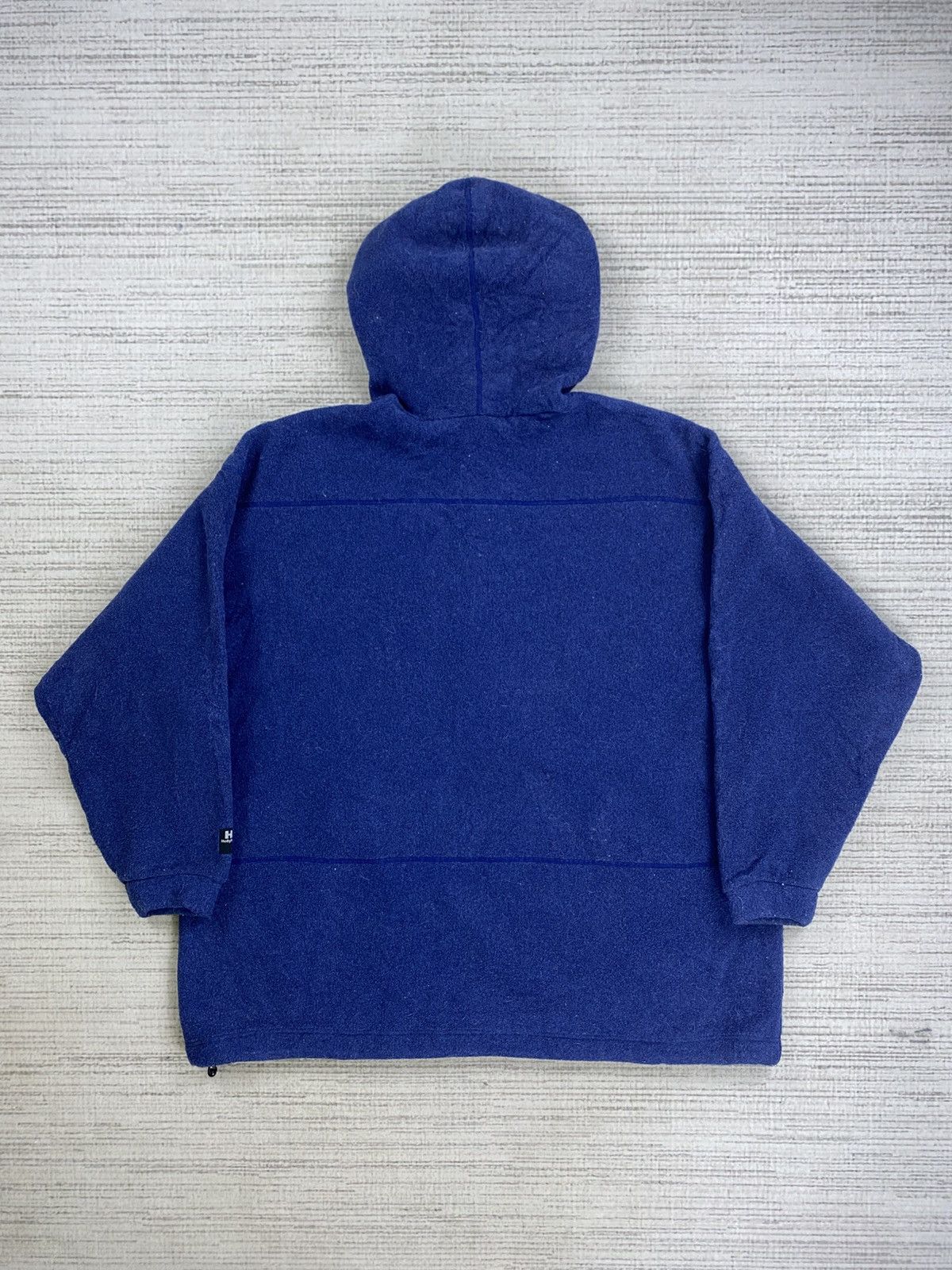 Helly Hansen × Japanese Brand × Vintage Vtg 90s Helly Hansen Nice Half Zipper Fleece Hoodie Jacket Size US XL / EU 56 / 4 - 2 Thumbnail