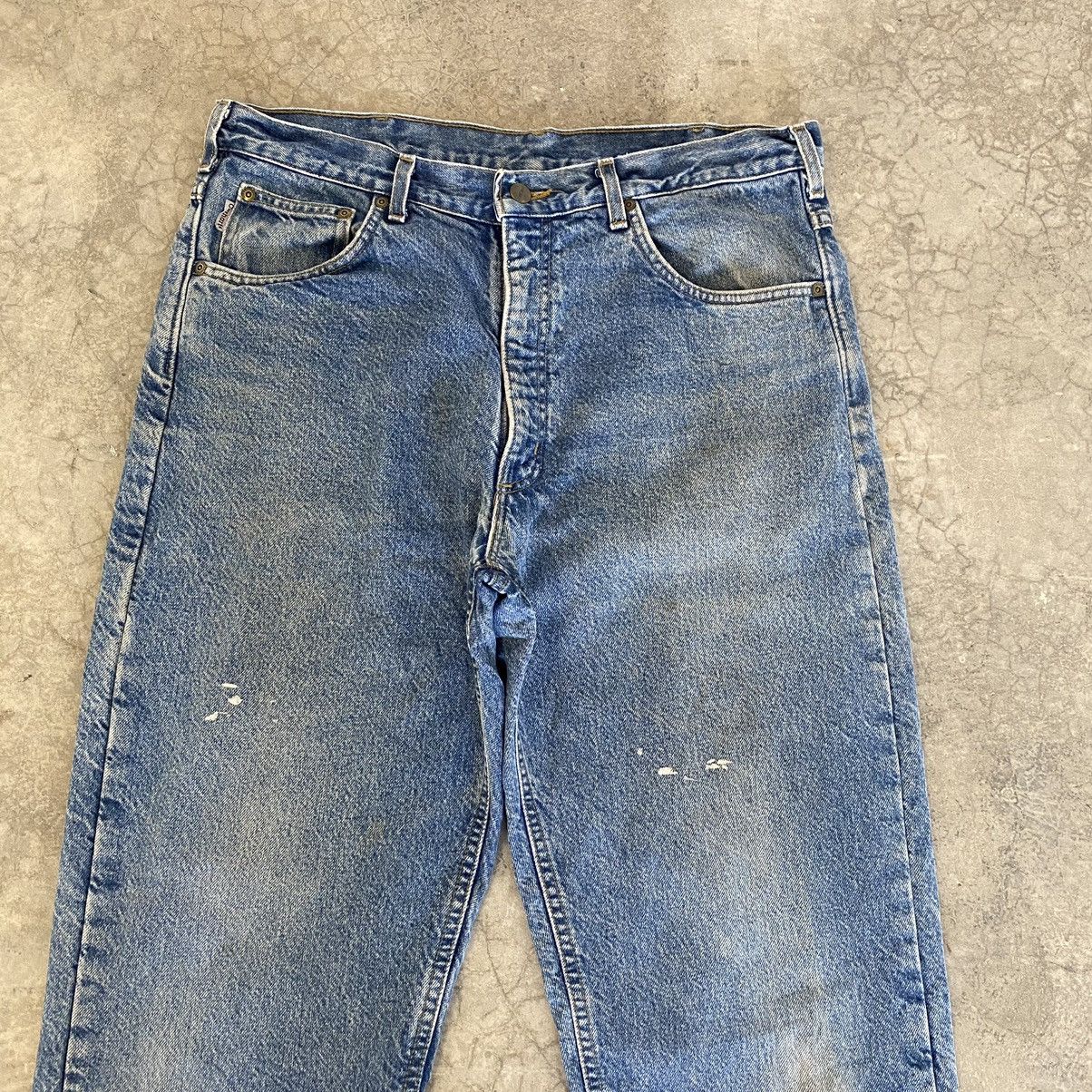 Carhartt VTG Carhartt Blanket Lined Relaxed Fit Blue Jeans Size US 35 - 6 Thumbnail