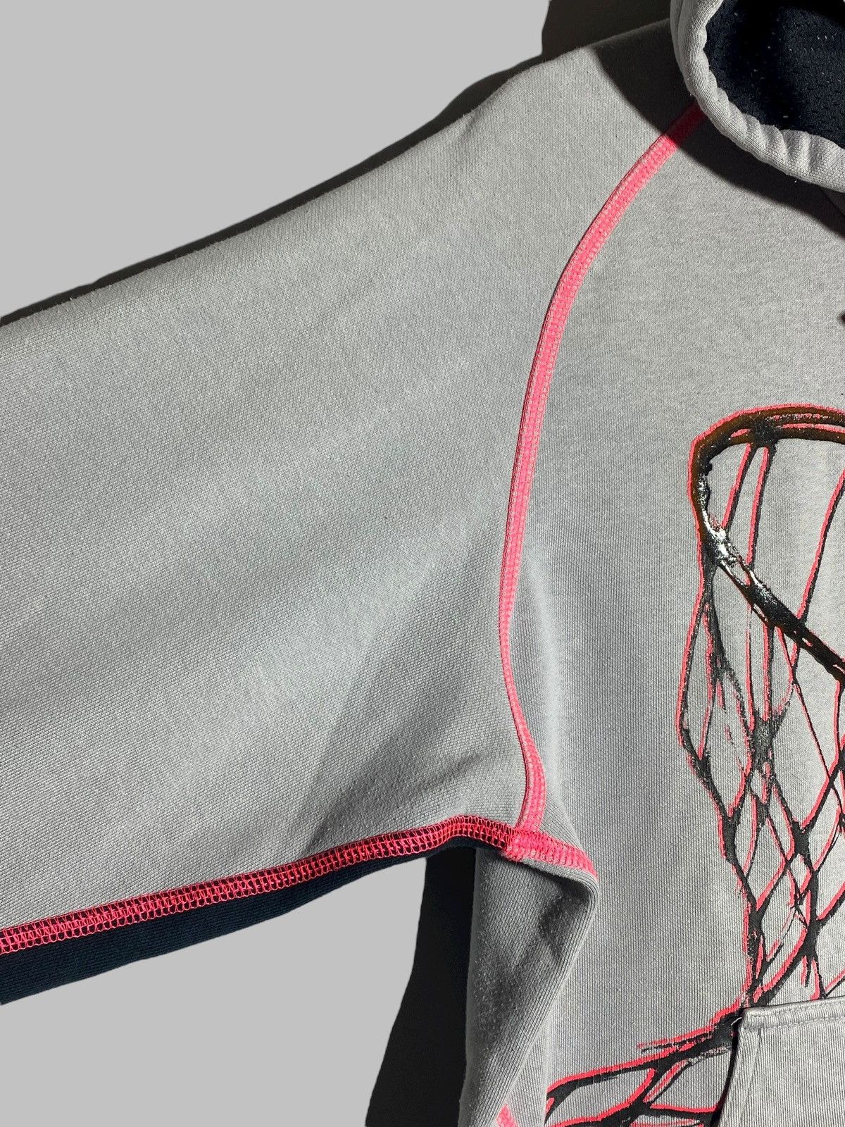Nike 🔥 2000s NIKE BASKETBALL RARE HOODIE 3D LOGO CONTRAST STITCH Size US M / EU 48-50 / 2 - 12 Thumbnail