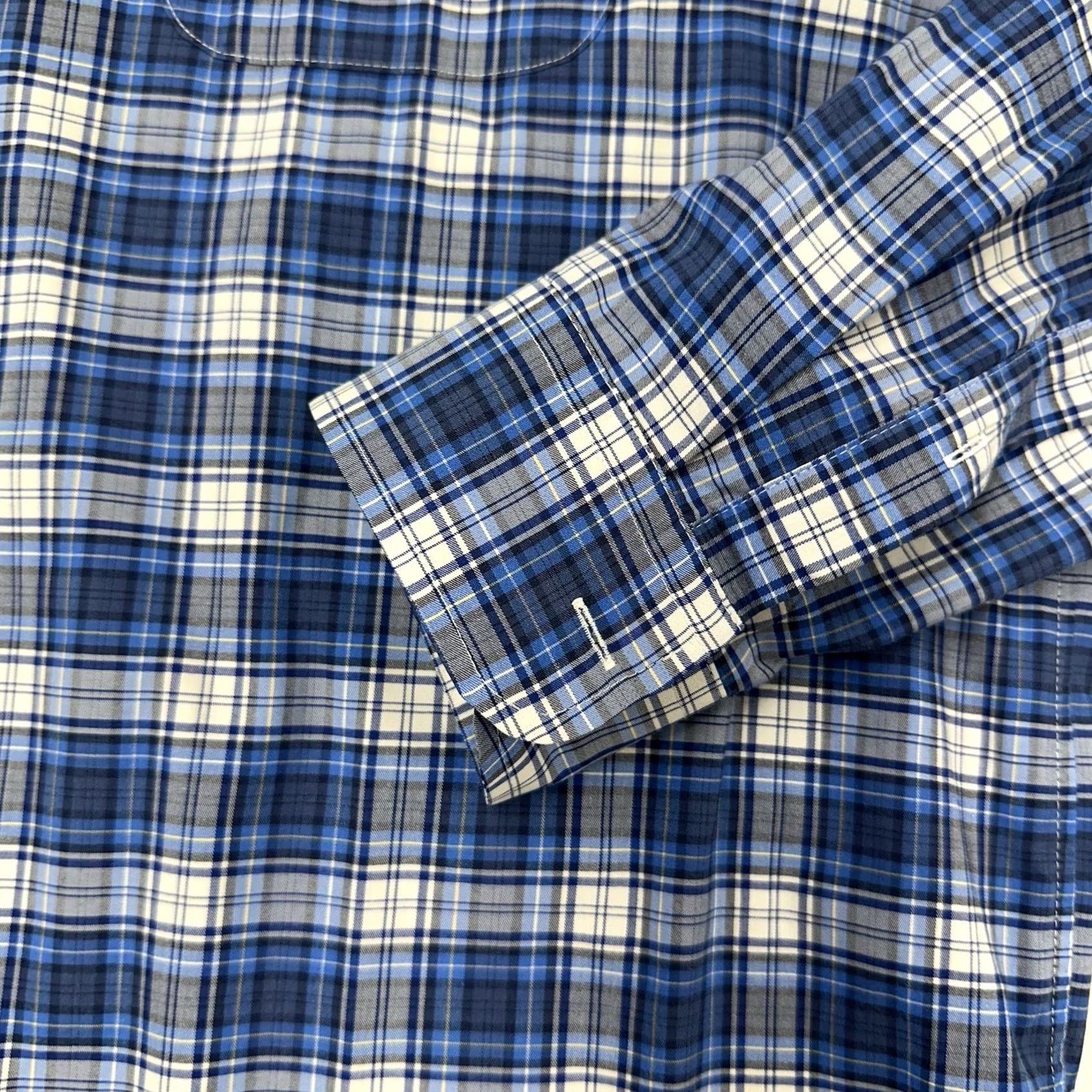 Vineyard Vines Vineyard Vines On The Go Performance Shirt Mens XL Blue Plaid Brrr Button-Down Size US XL / EU 56 / 4 - 5 Thumbnail