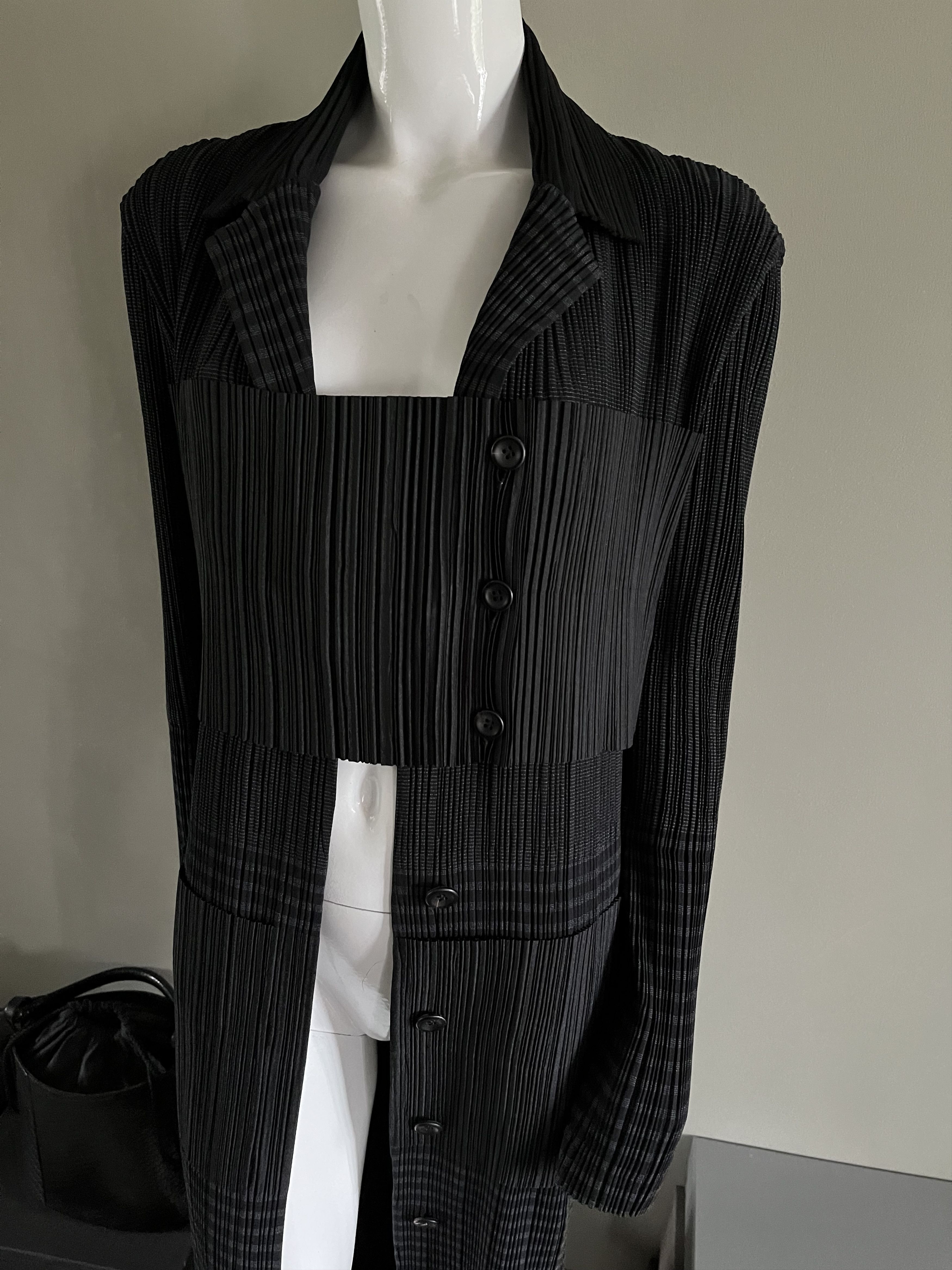 Issey Miyake Issey Miyake Coat Rare Mainline Size L / US 10 / IT 46 - 12 Thumbnail