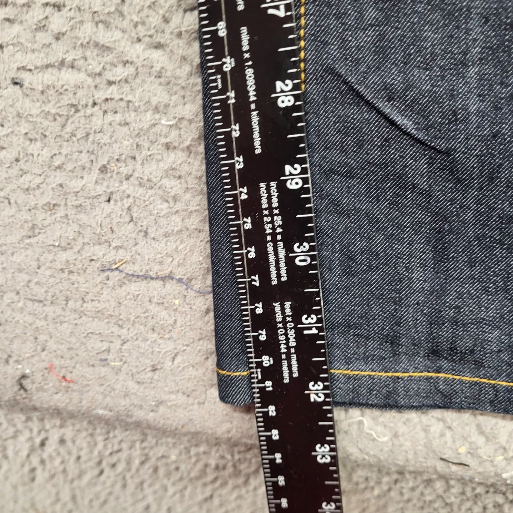 Vintage American Rag Jeans Womens 5R Blue Denim Dark Wash Stretch Embroider Pocket Size 27" / US 4 / IT 40 - 7 Thumbnail