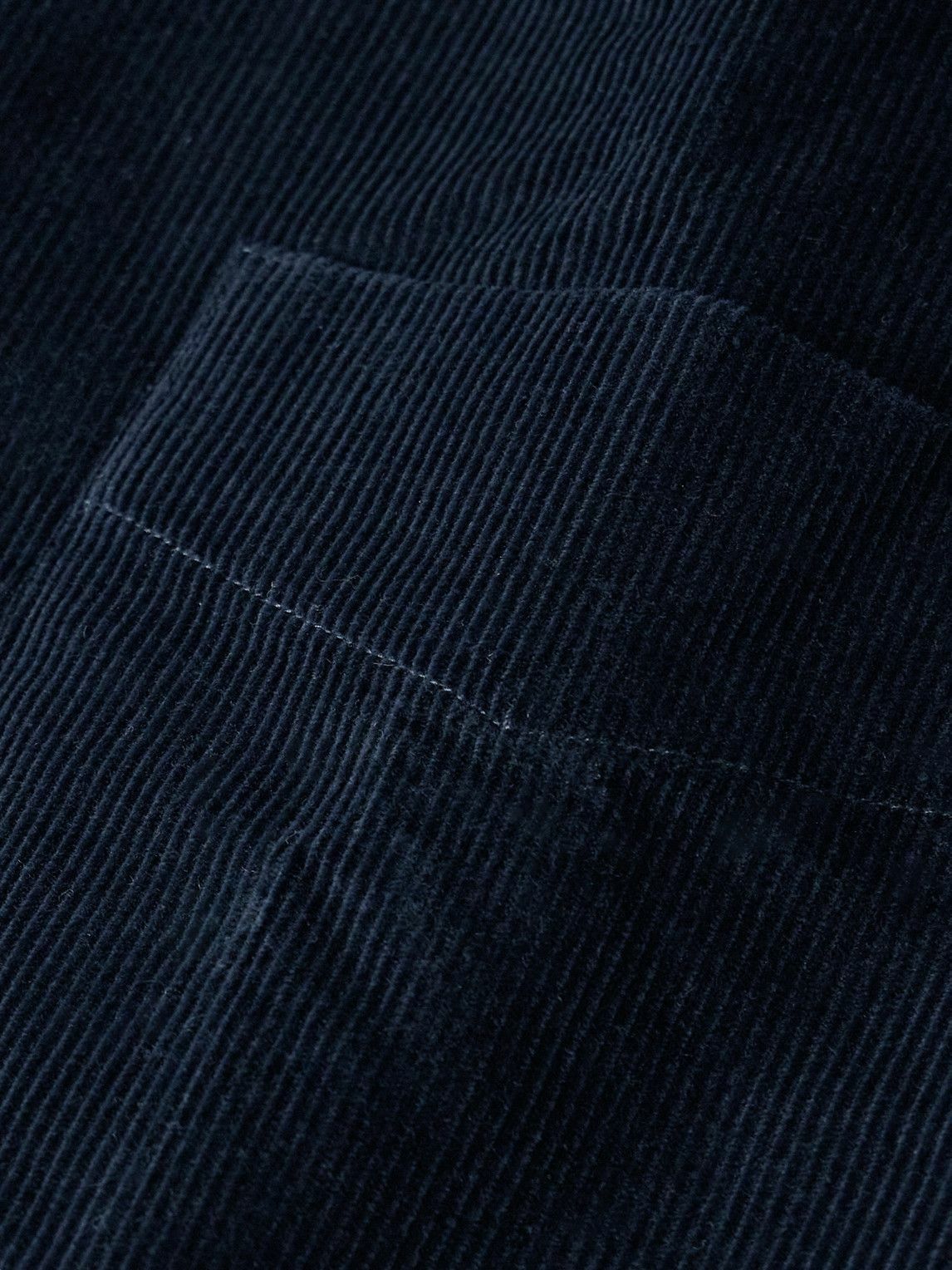 Anderson & Sheppard Anderson & Sheppard - Cotton-Corduroy Shirt - Navy Size US L / EU 52-54 / 3 - 6 Thumbnail