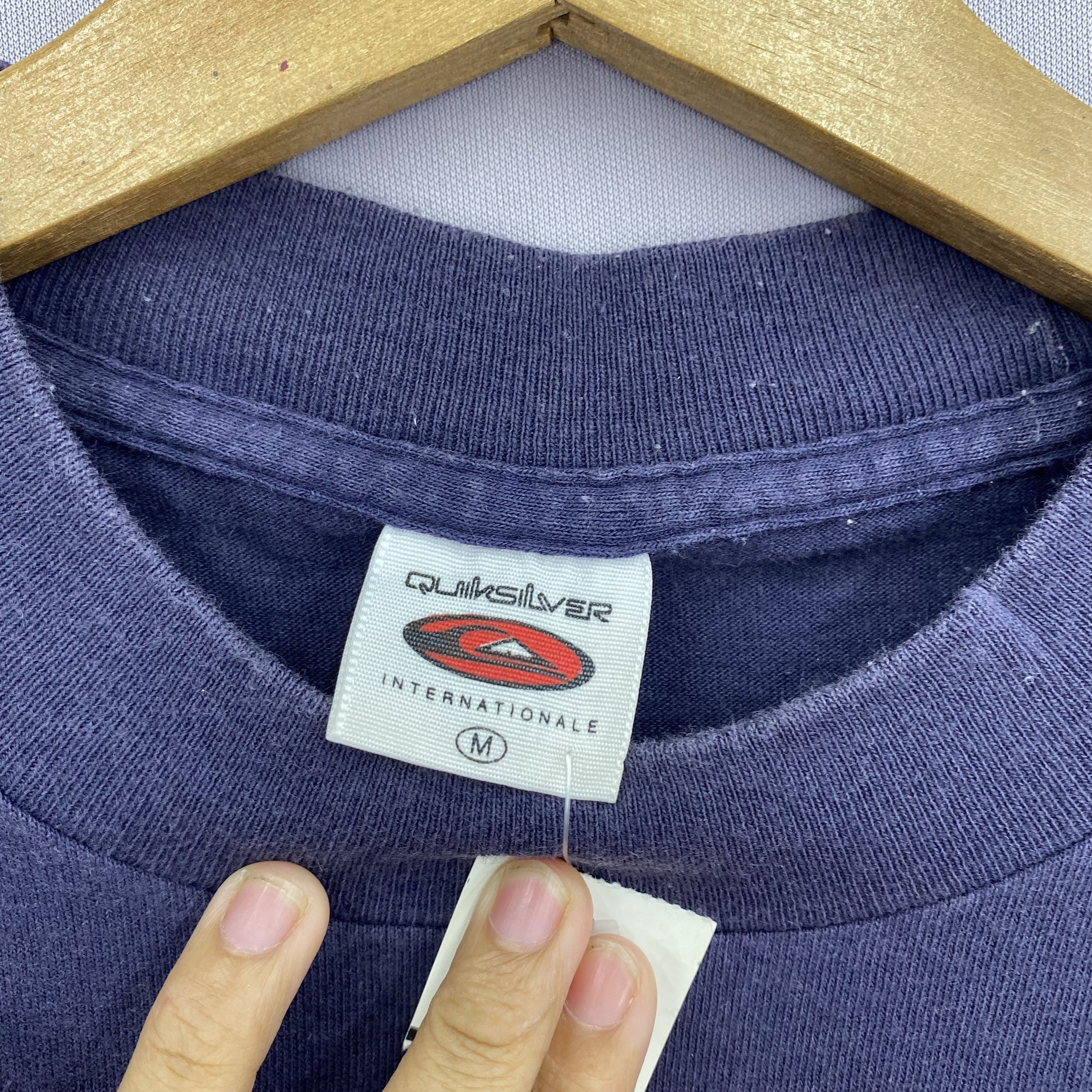 Quiksilver Vintage 90s Quiksilver Tshirt Surfwear Snowboarding Skater Size US M / EU 48-50 / 2 - 5 Thumbnail