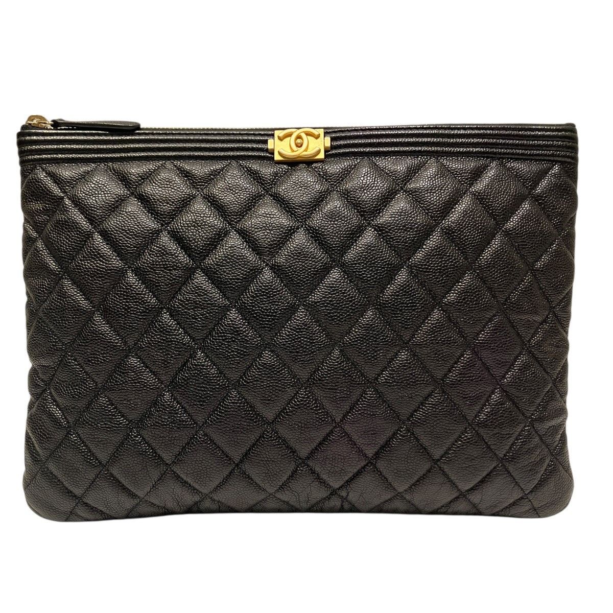 Chanel Chanel Chanel Boy Chanel Leather Clutch Bag Leather Clutch Bag DUTY FREE for USA Size ONE SIZE - 1 Thumbnail