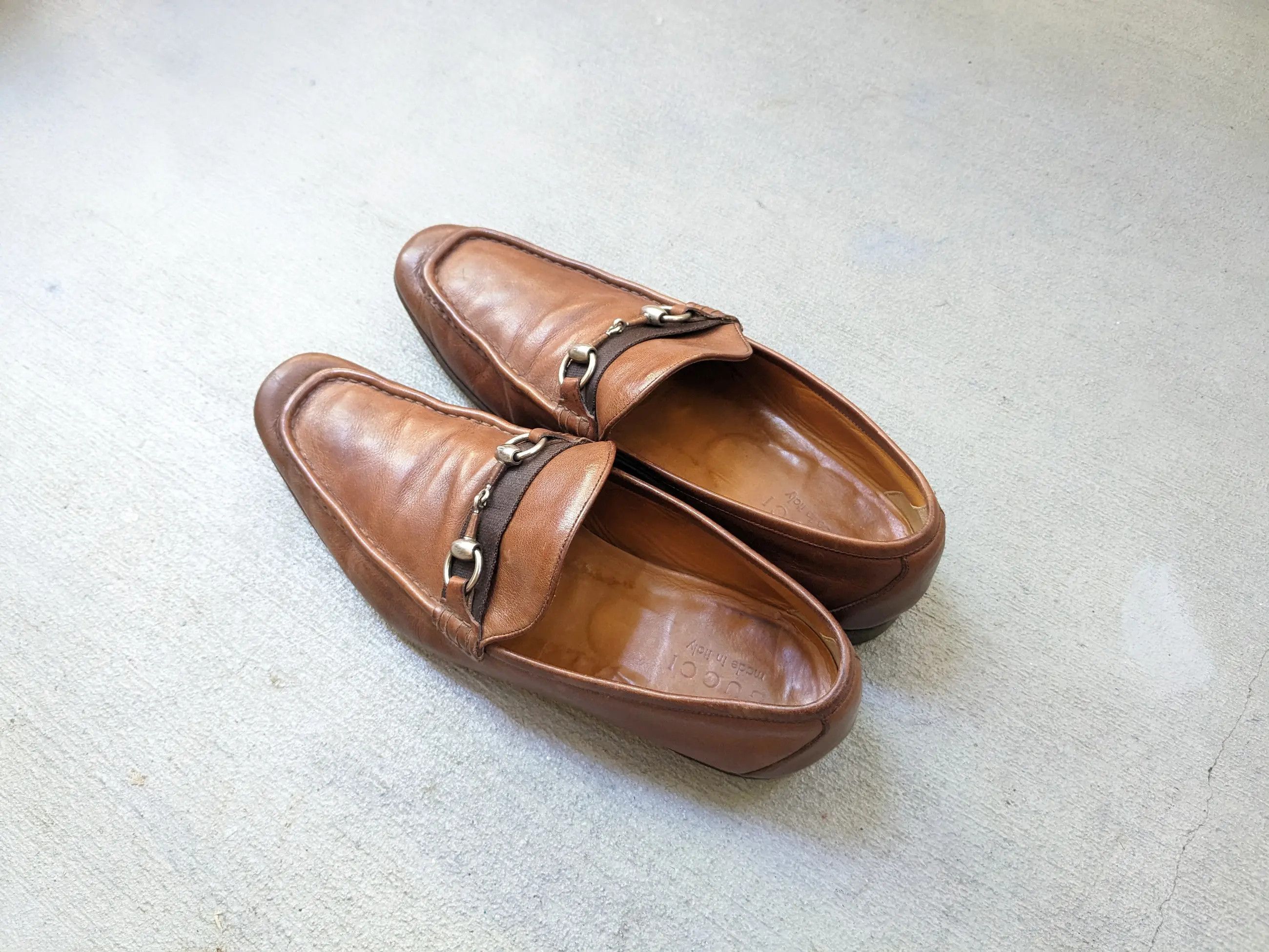 Gucci Gucci Loafers Brown 9 D Slip Ons Buckle GG Tom Ford Size US 9 / EU 42 - 14 Thumbnail
