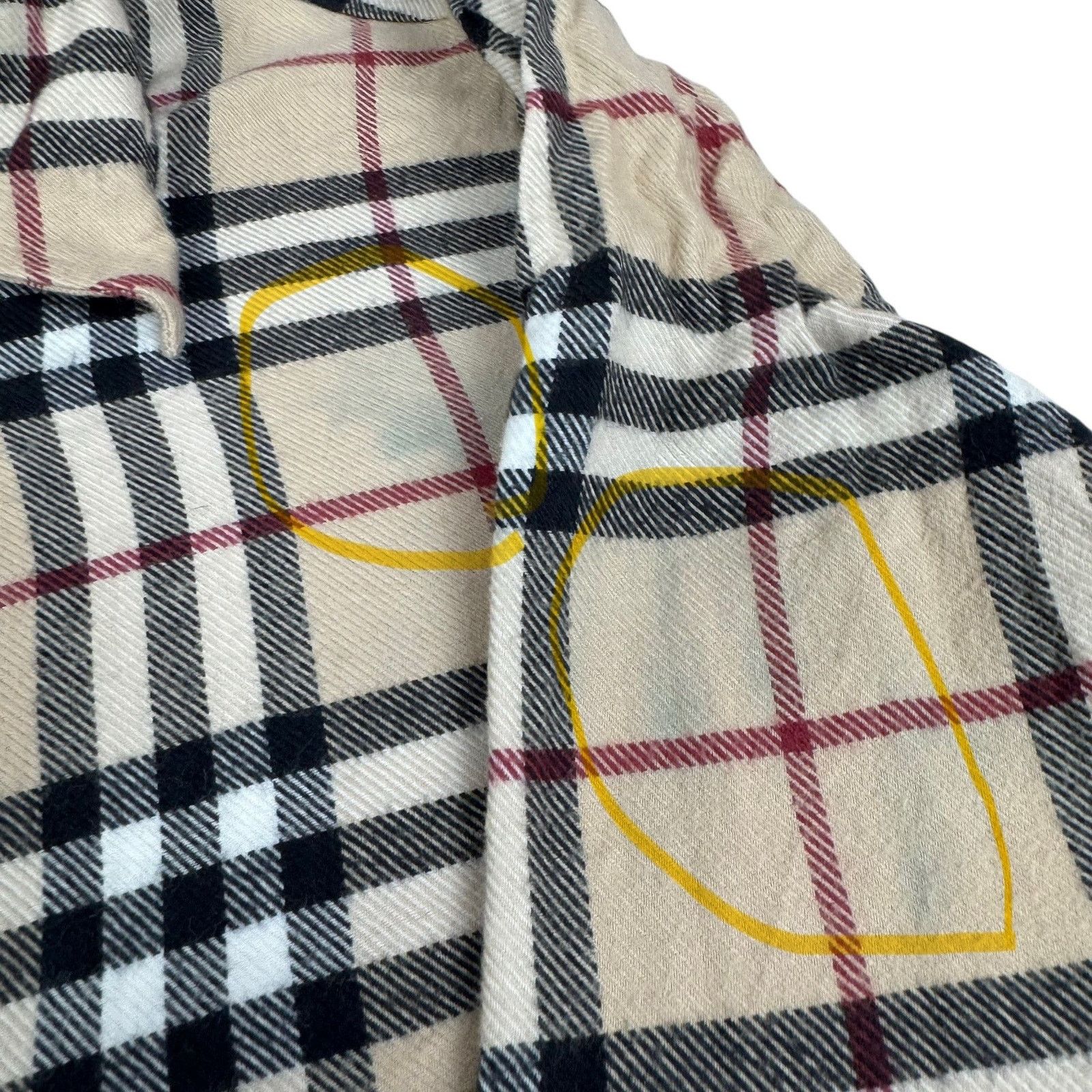 Burberry × Japanese Brand Burberry Beige Nova Check Cotton Long Sleeve Shirt Size M / US 6-8 / IT 42-44 - 4 Thumbnail