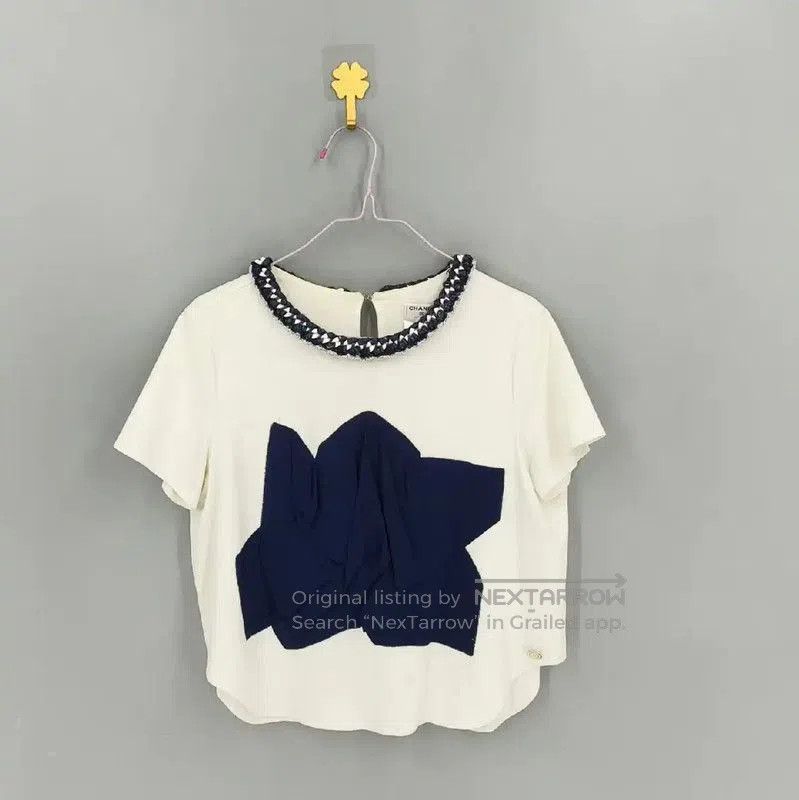 Chanel Chanel White Short Sleeve T-Shirt . Size S / US 4 / IT 40 - 1 Thumbnail