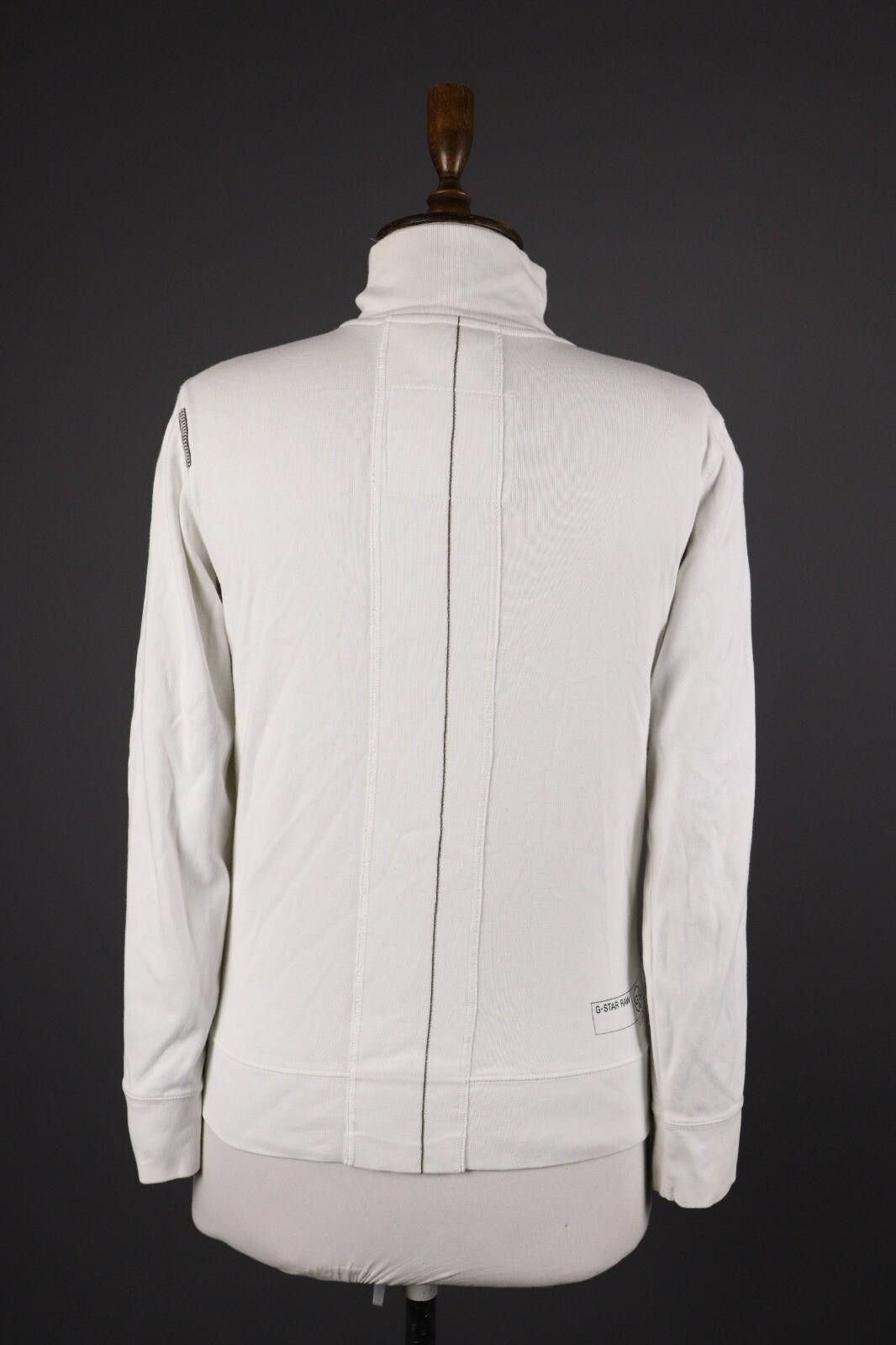 G-Star G-Star 3301 White Big Logo Full Zip Sweater Size M Size M / US 6-8 / IT 42-44 - 9 Thumbnail
