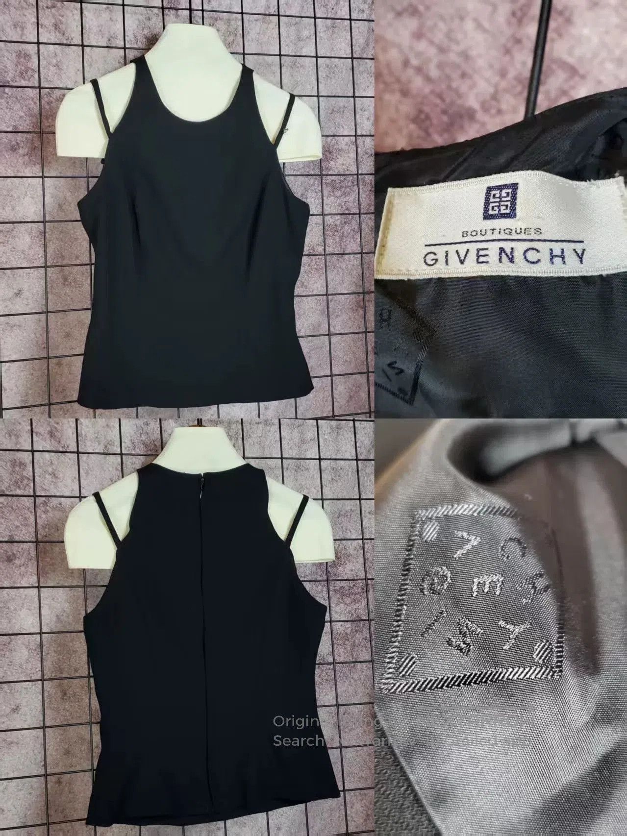 Givenchy givenchy vintage sleeveless top with replacement buckle. Size S / US 4 / IT 40 - 3 Thumbnail