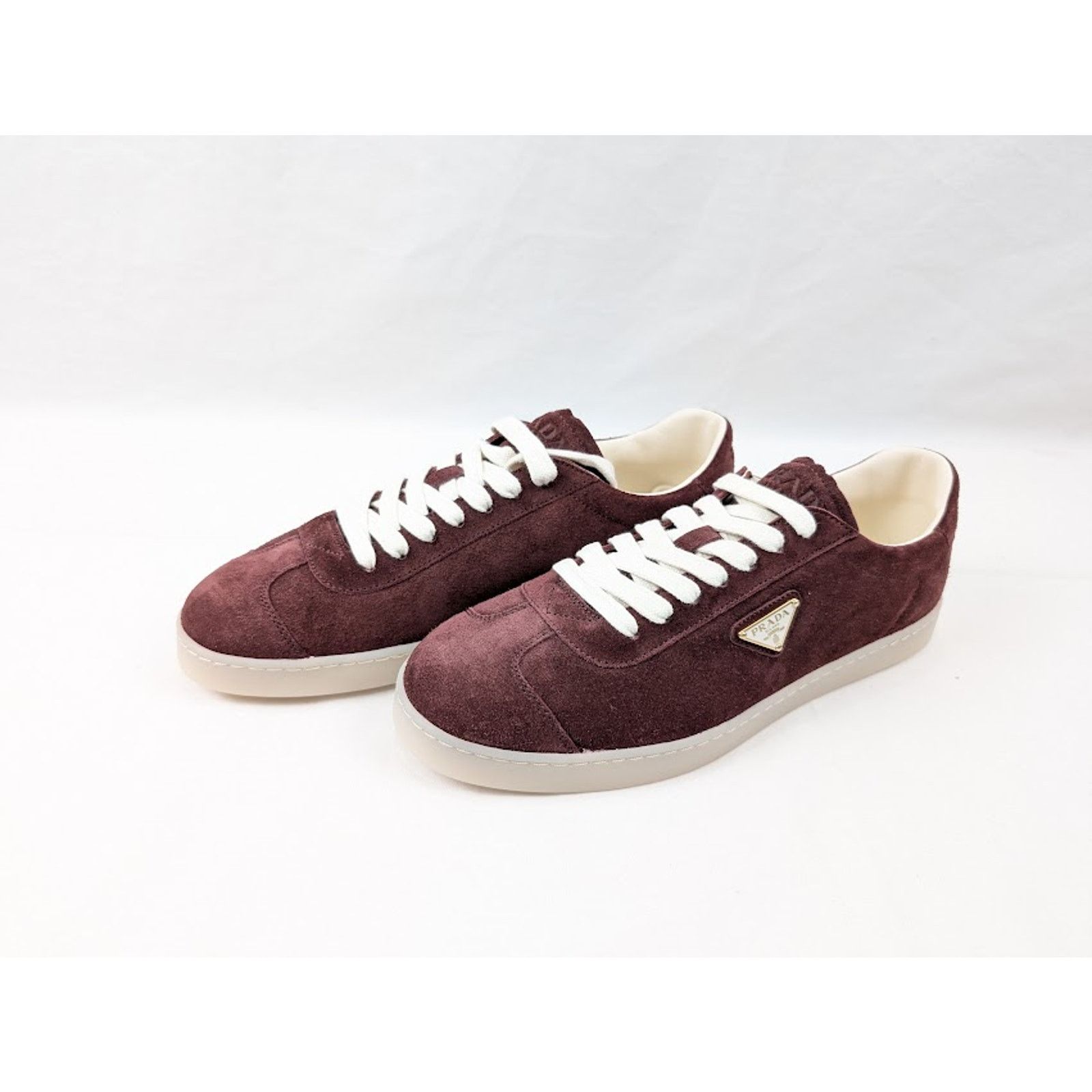 Prada o1rshd1 Low-Top Sneakers in Bordeaux Size US 10.5 / EU 43-44 - 17 Thumbnail