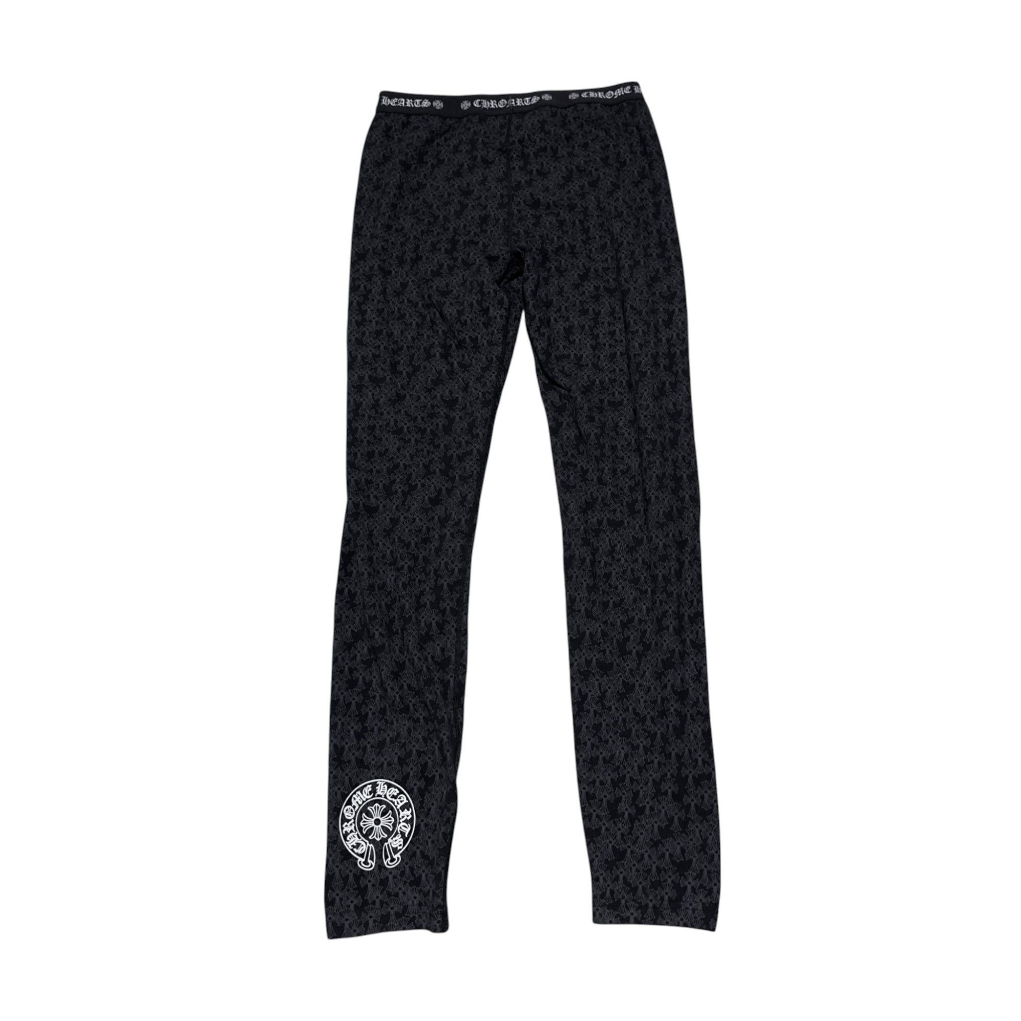 Chrome Hearts CH Logo Leggings Black (M) | Grailed