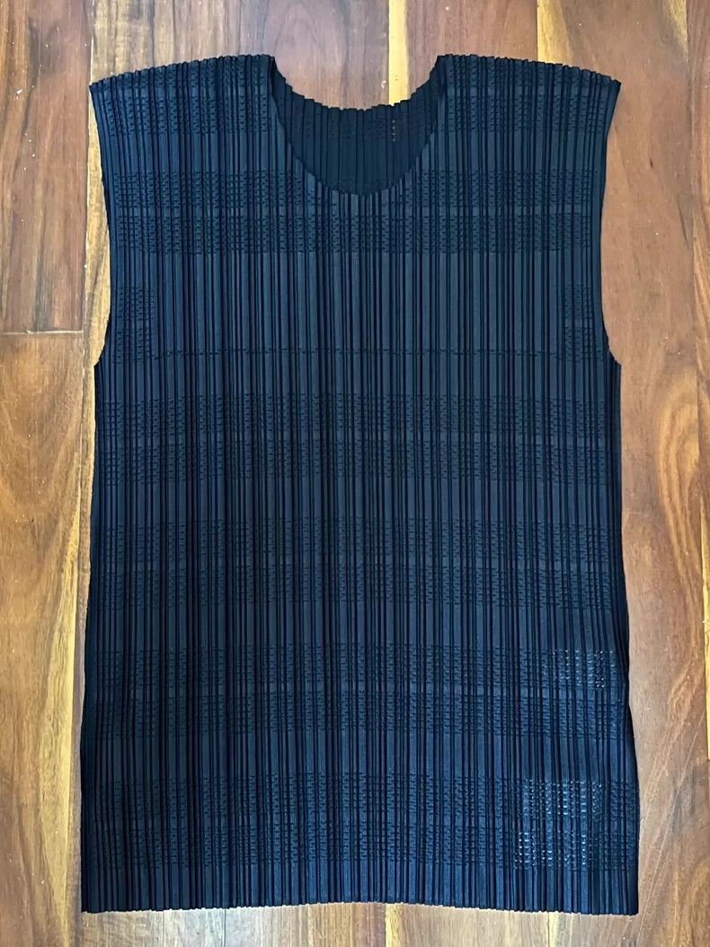 Issey Miyake issey miyake size:3 black tank top Size XXS / US 00 / IT 34 - 1 Thumbnail