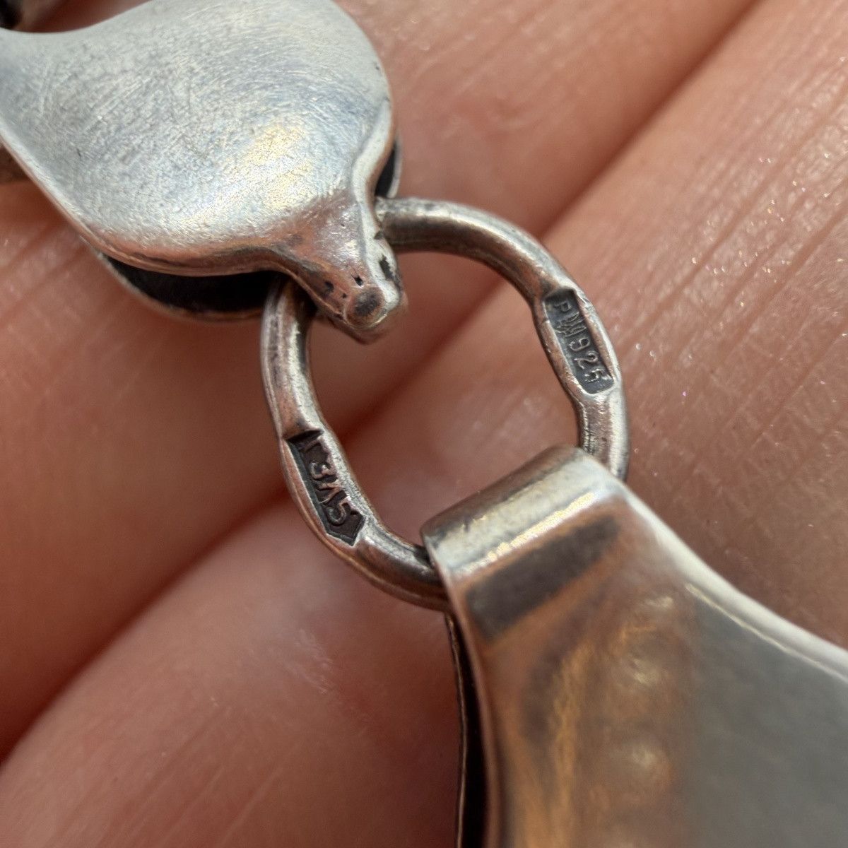 Sterling Silver Heavy Vintage 925 Sterling Silver Foxtail Chain Necklace Size ONE SIZE - 3 Thumbnail