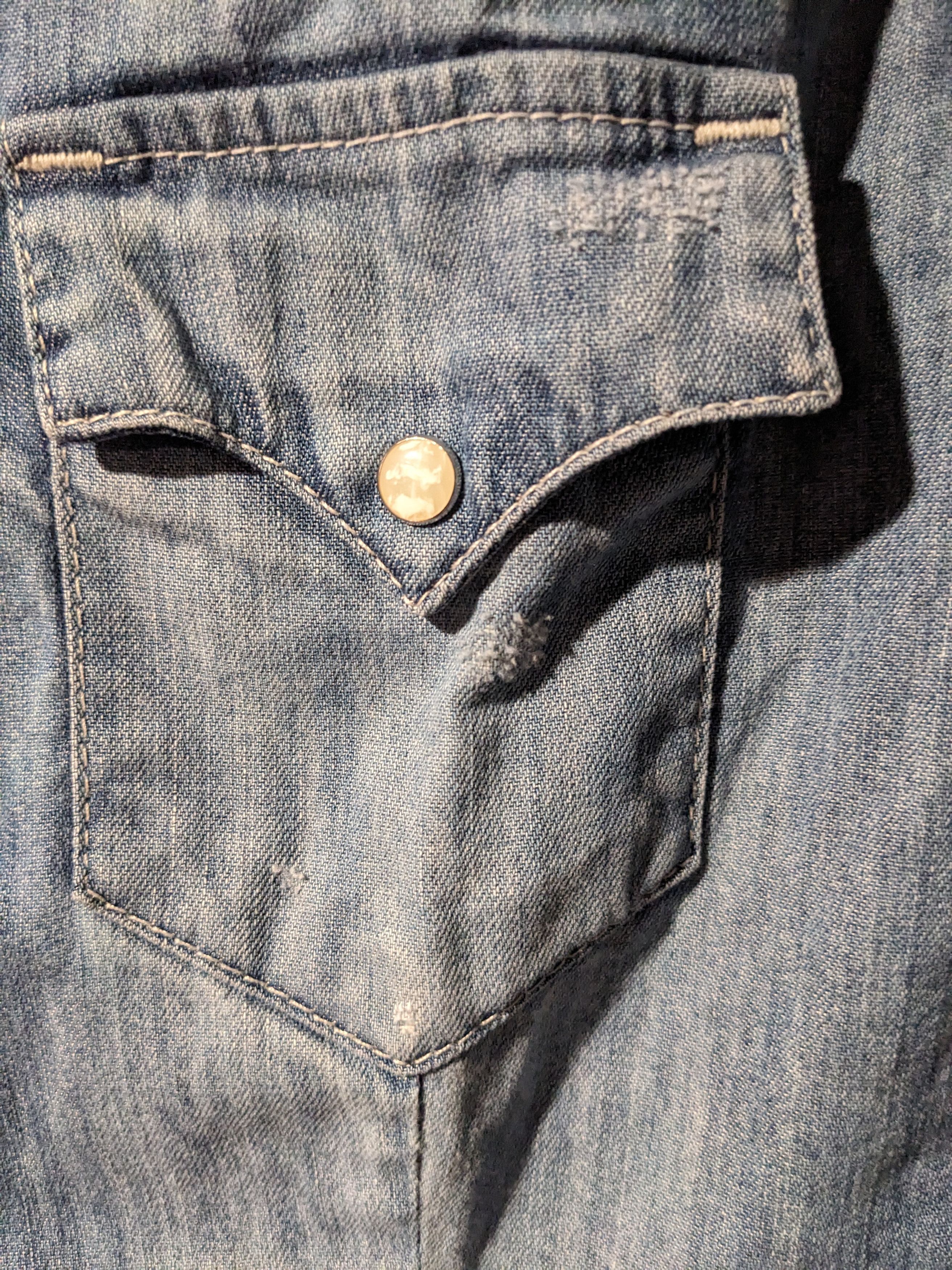 True Religion × Vintage Vintage 90s True Religion Pearl Snap Womans Large Shirt Size L / US 10 / IT 46 - 7 Thumbnail