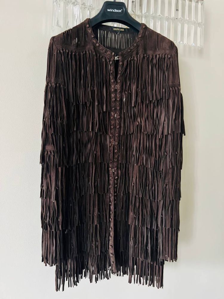 Roberto Cavalli Roberto Cavalli Leather Jacket Size M / US 6-8 / IT 42-44 - 2 Thumbnail