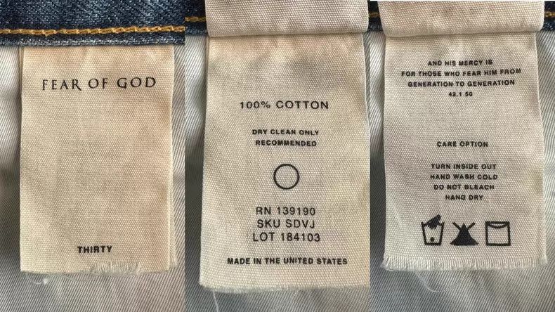 Fear of God Fear of God Blue water corrugated pants Size US 30 / EU 46 - 7 Thumbnail