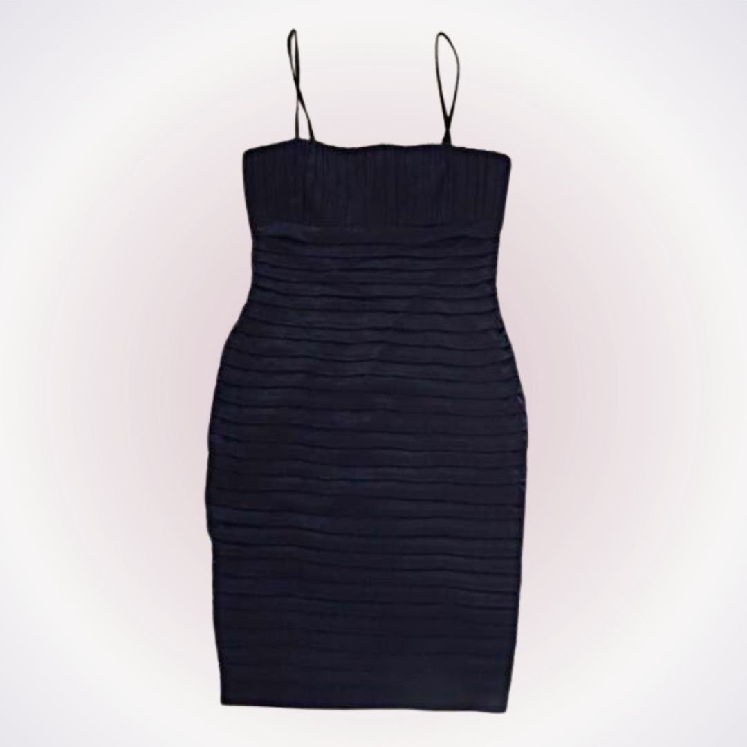 Calvin Klein Calvin Klein Sexy Black Bodycon Dress | Sz 4 Size S / US 4 / IT 40 - 1 Thumbnail