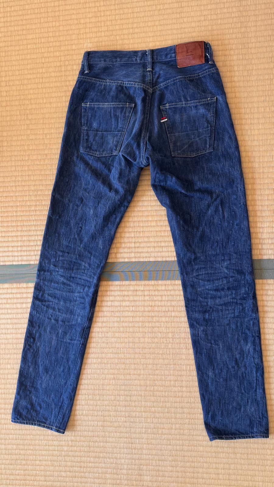 Tanuki Aizome AHT 18oz Shoai "Arashi" High Tapered Jeans Size US 29 - 2 Thumbnail