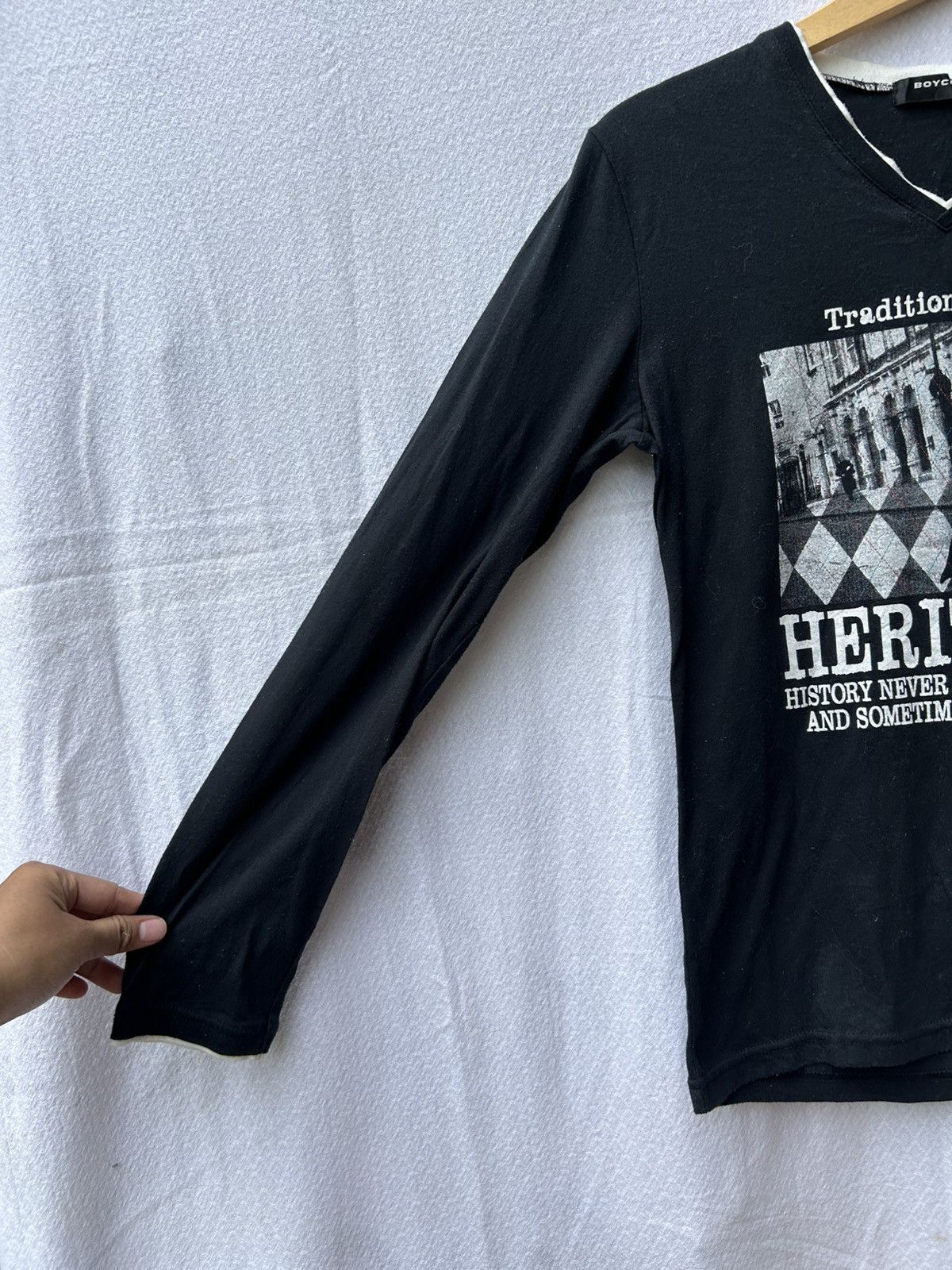 Japanese Brand Boycott japanese style poem longsleeve Size US M / EU 48-50 / 2 - 5 Thumbnail
