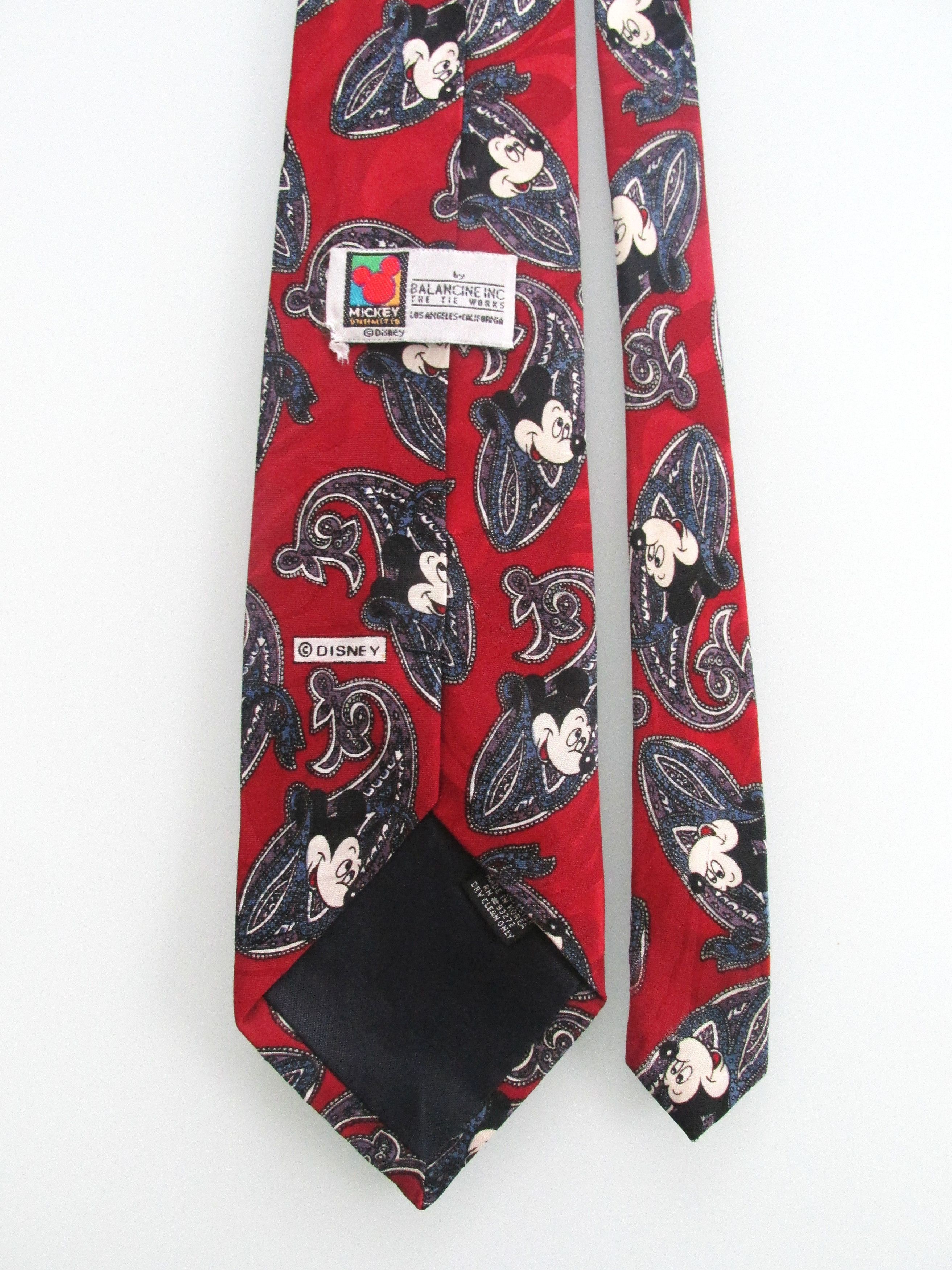 Disney Mickey Mouse/Disney Men's Tie Size ONE SIZE - 4 Thumbnail